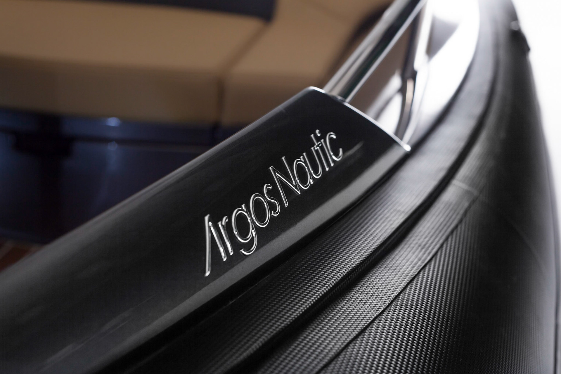 Detail of Argos Nautic Luxury Yacht Tender beauty shot