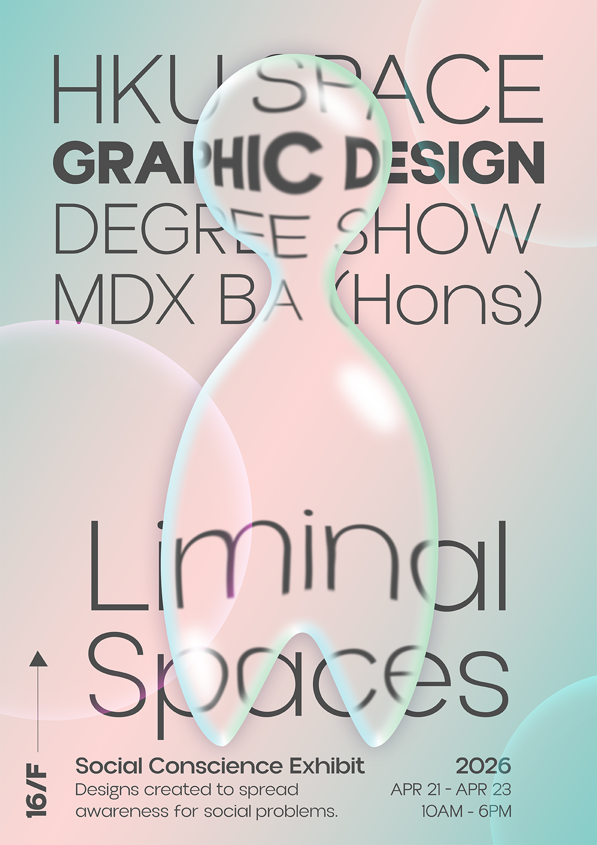 Poster for HKUSPACE Degree Show