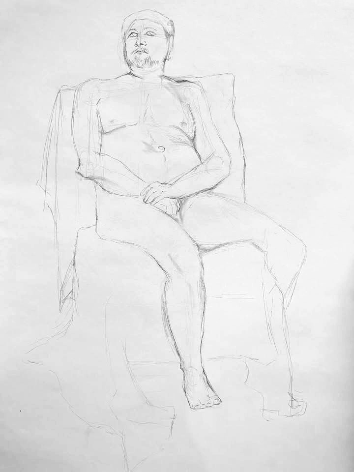 "Untitled" Graphite 19" x 24" 2026