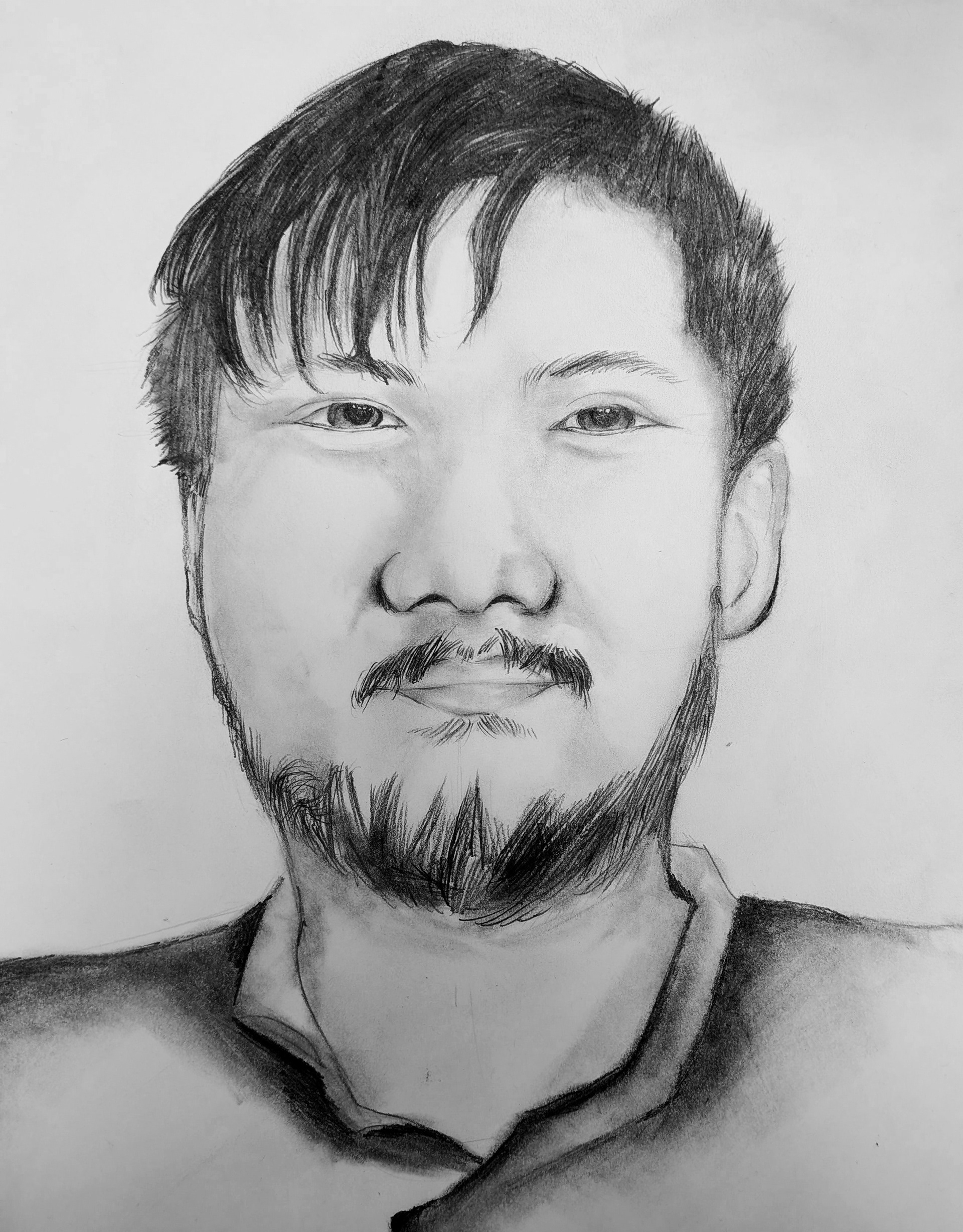 "That one Special Person." Graphite 11" x 14" 2026