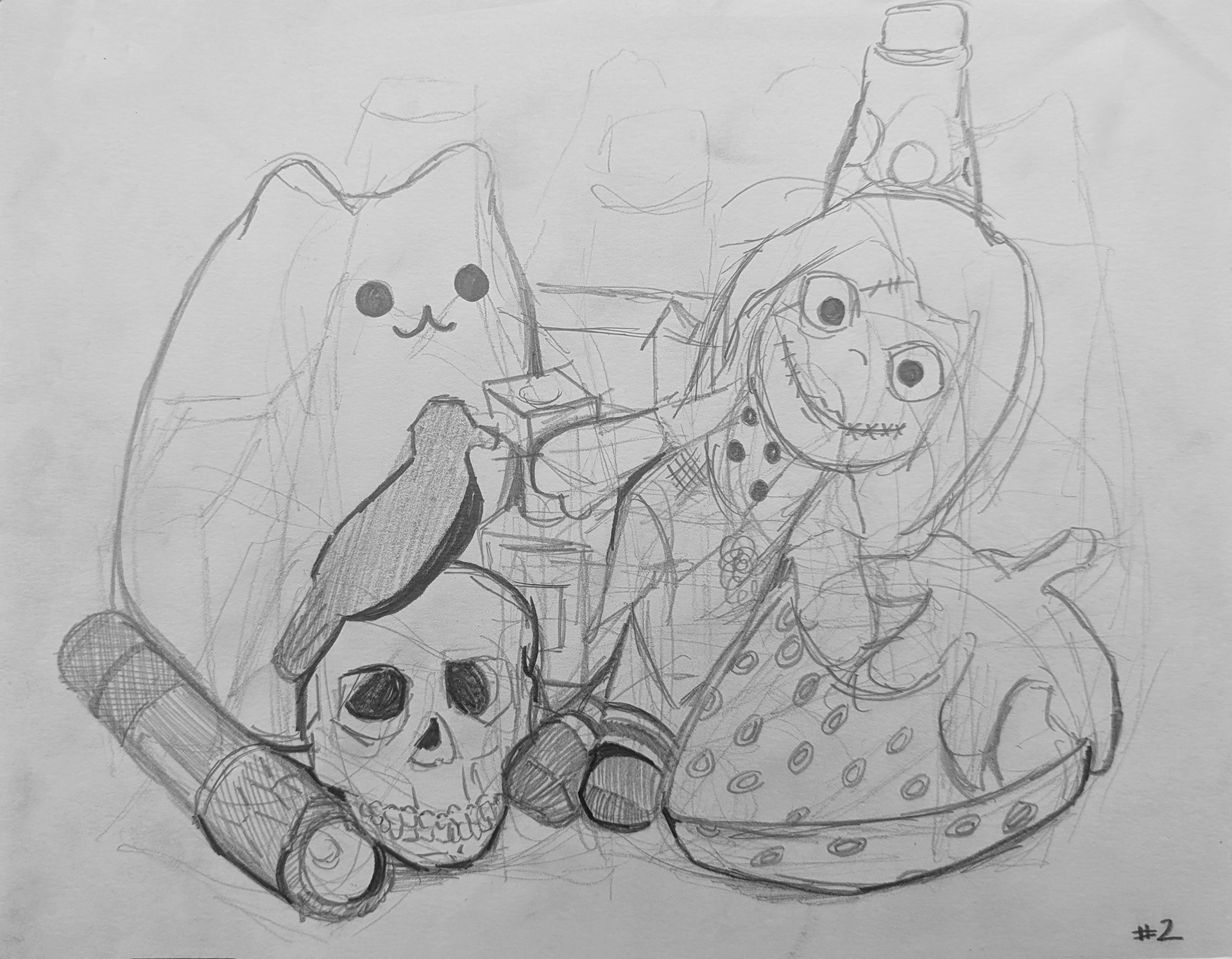My items" Graphite 12" x 9 1/2" 2024