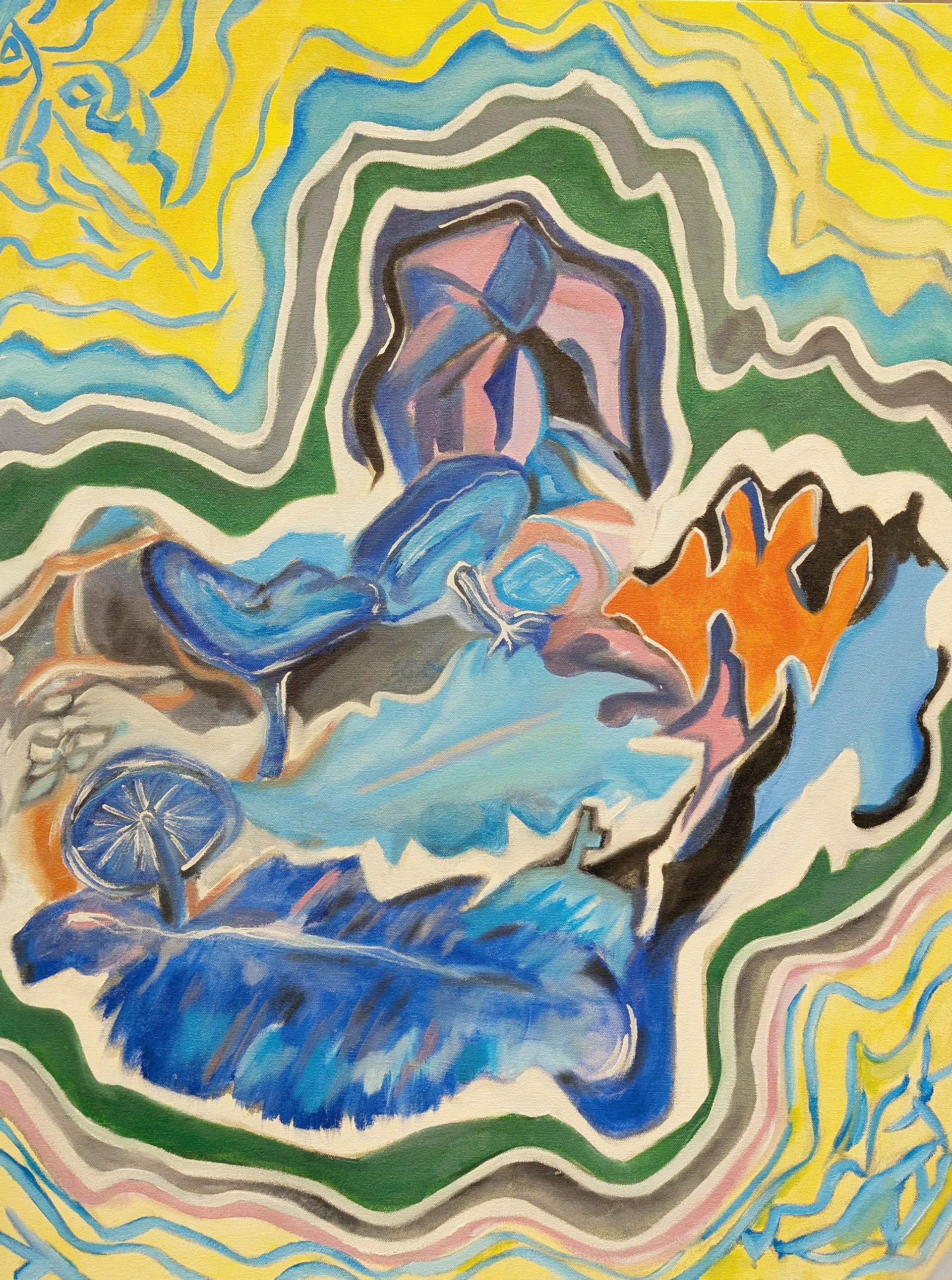 "Untitled" 23" x 30" Oil Paint 2025
