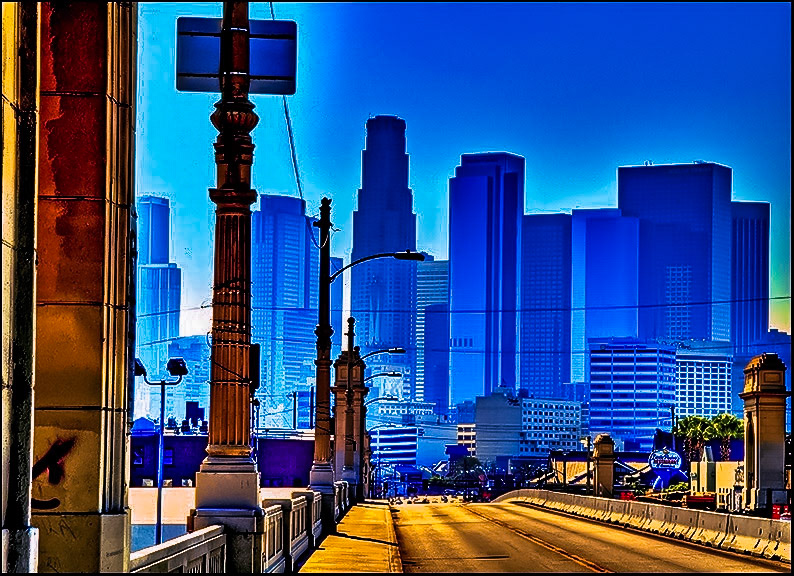 La Skyline from LA River