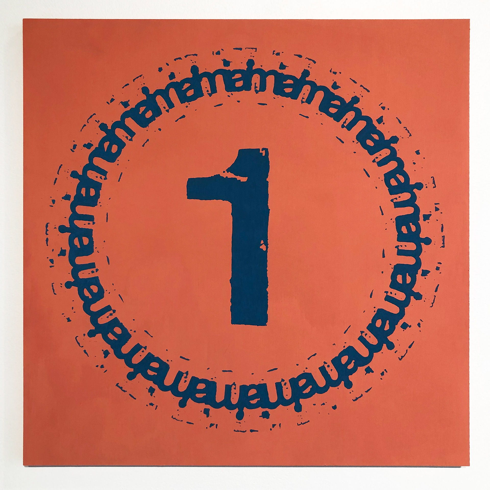 I am - Acrylic on wood - 24" x 24" - January 2020