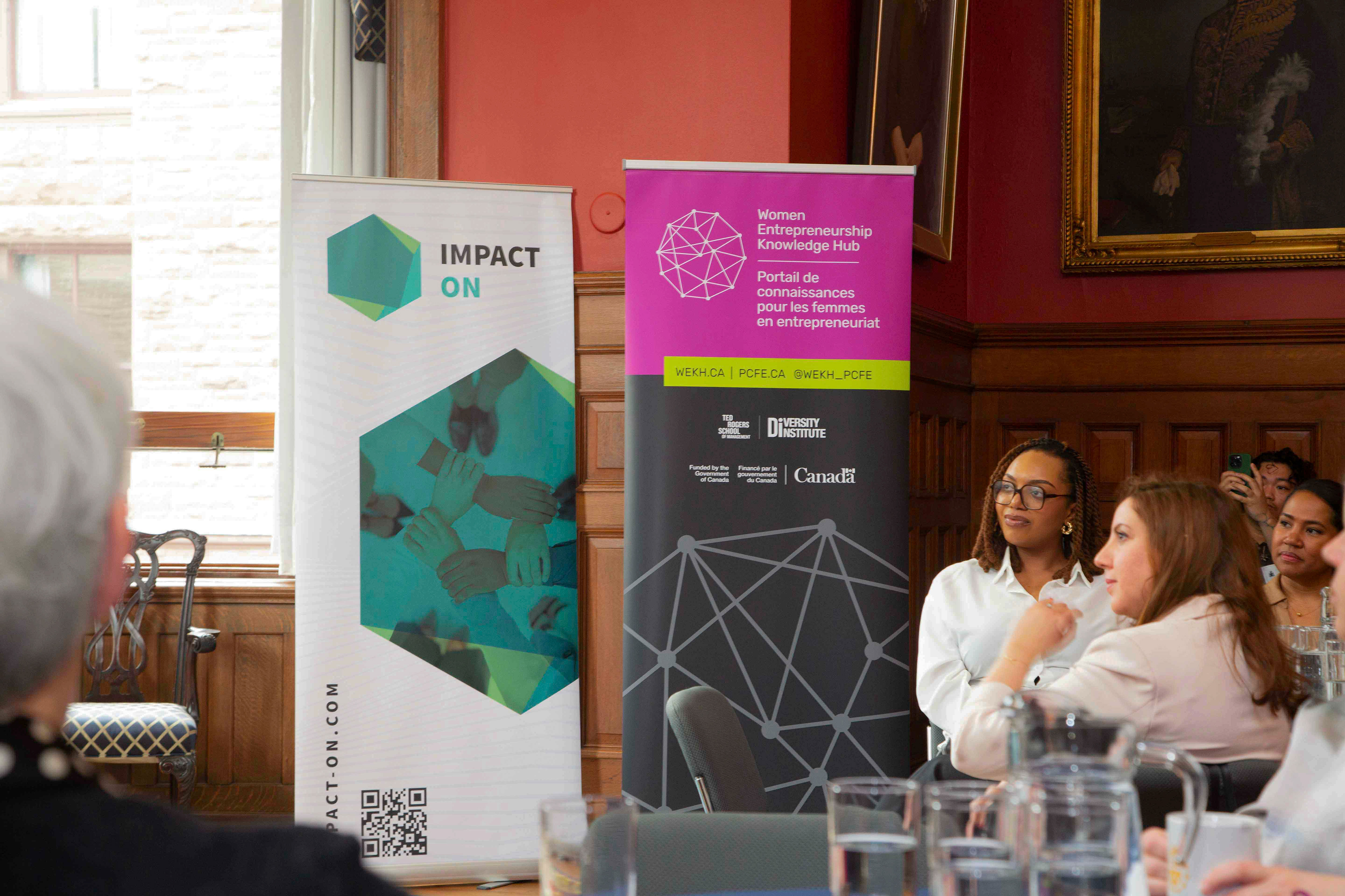 Le Salon event for French-speaking women entrepreneur organized by Impact ON and The Women Entrepreurshio Knowledge Hub (WEKH), 2025 