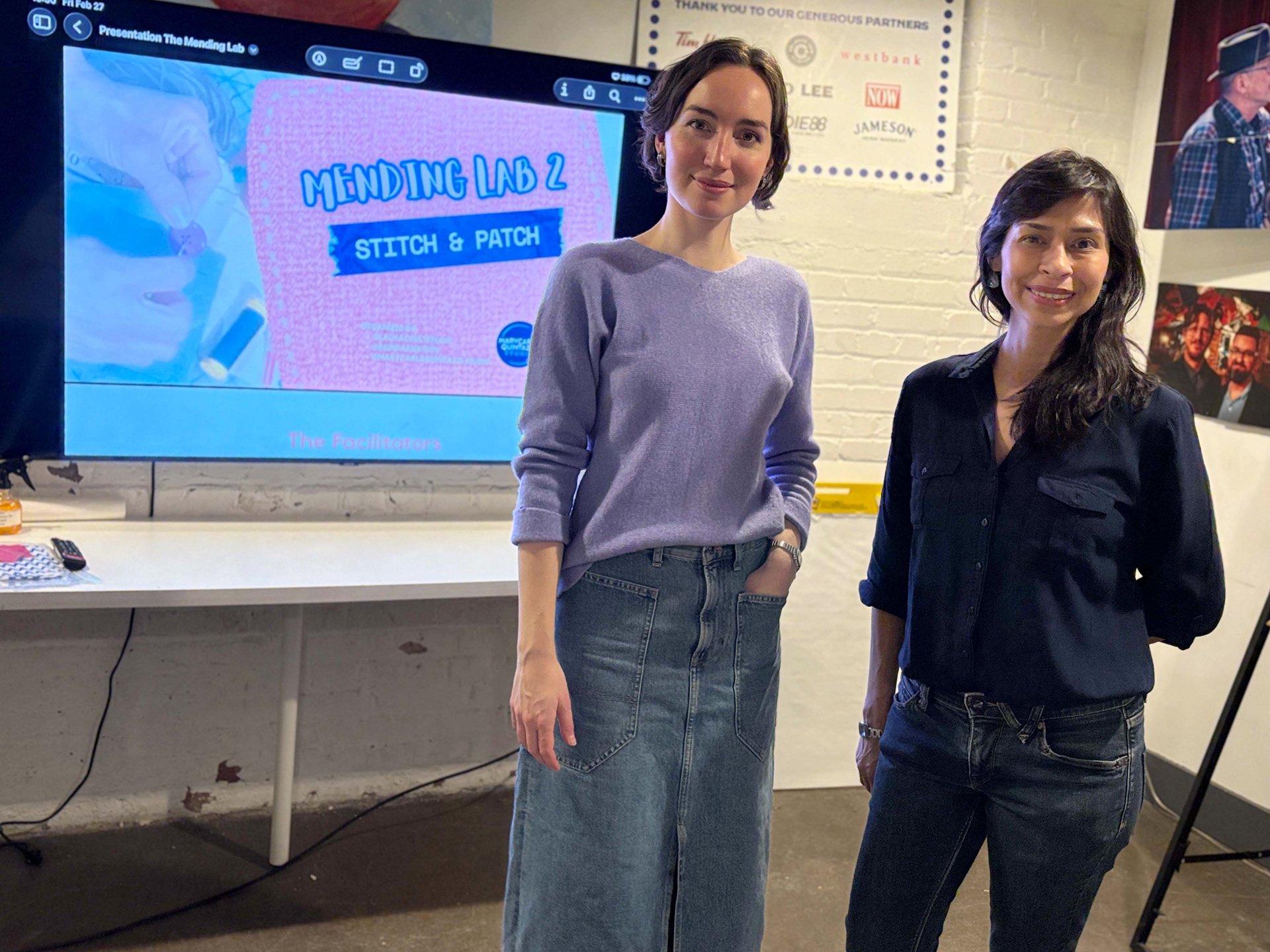 The Mending Lab 2: @Reindarnation, @marycarlaquintazzi.studio, CSI, Toronto, Feb 2026