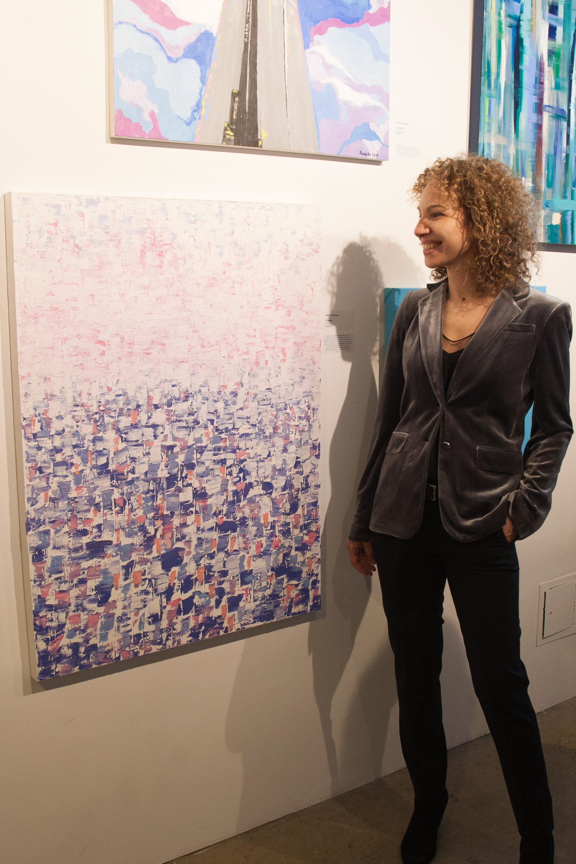 Maria Abbruzzese - Blue - Propeller Art Gallery,  2019