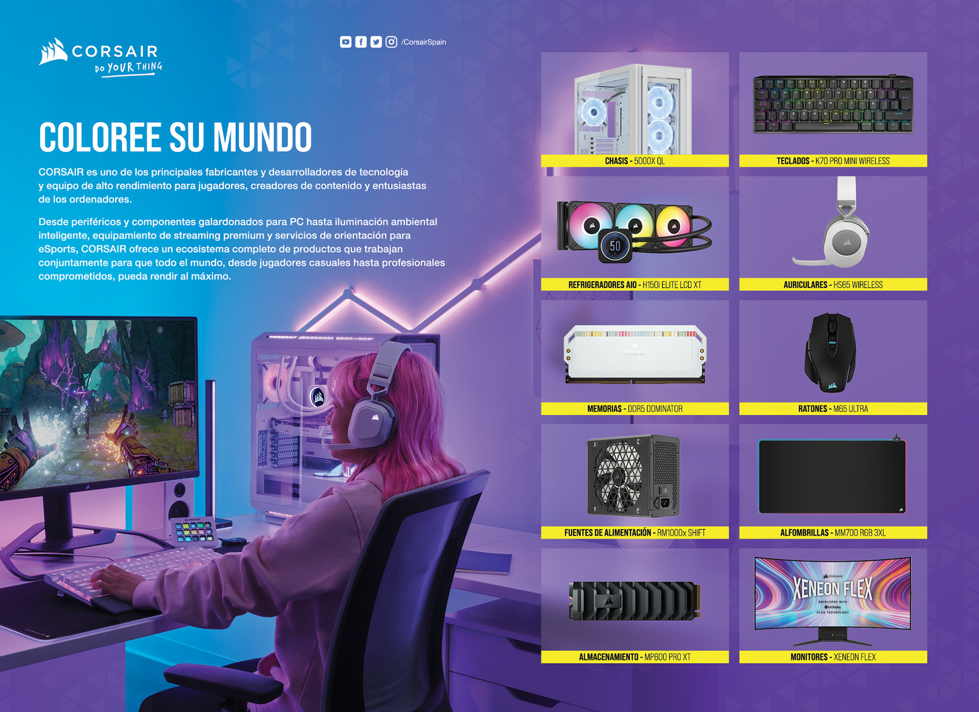 Double page spread print ad