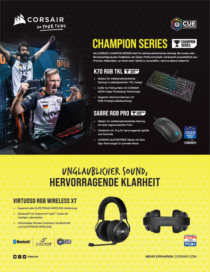 Print ad for a German retailer