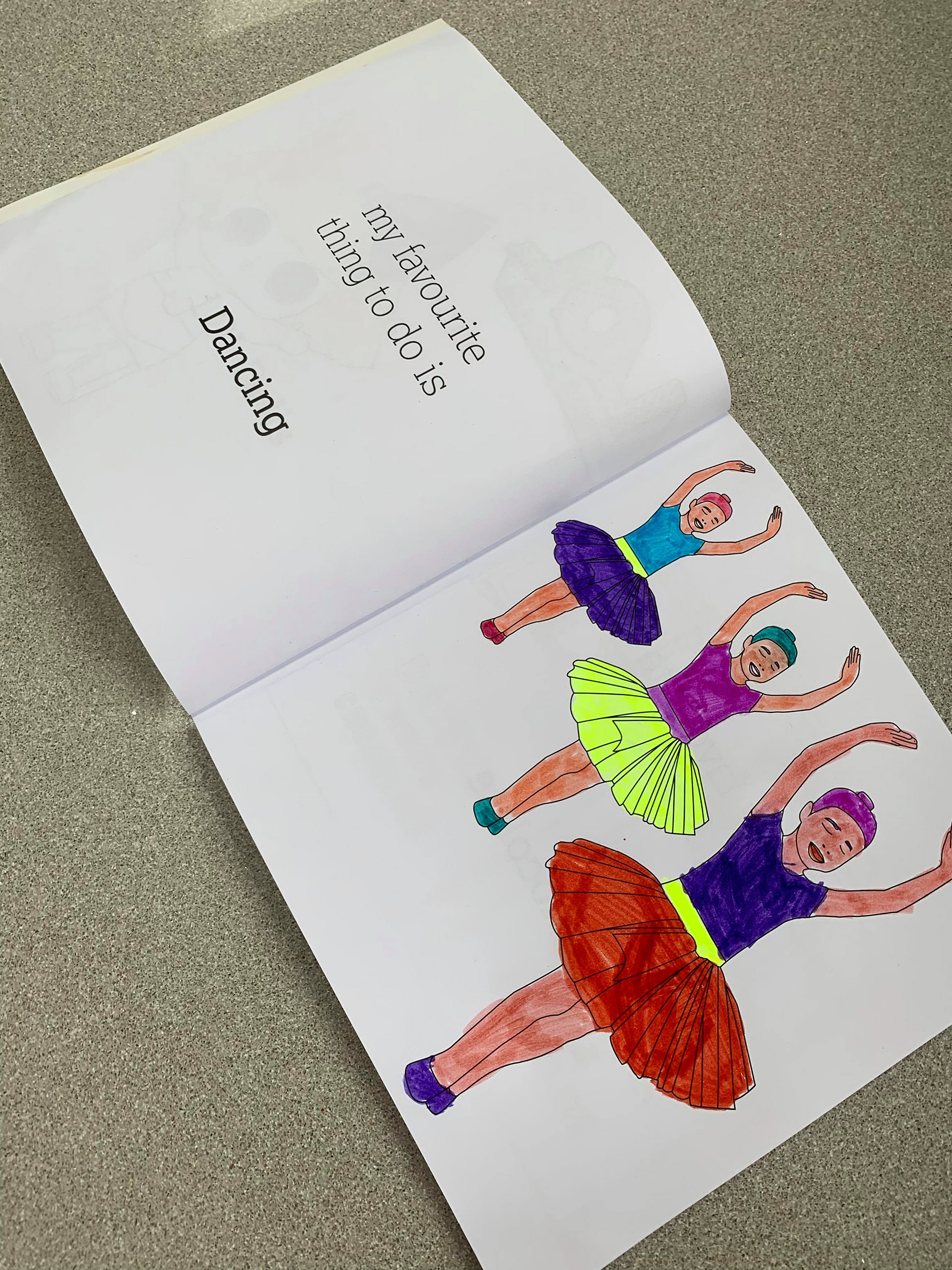 One of Daisy's colourings