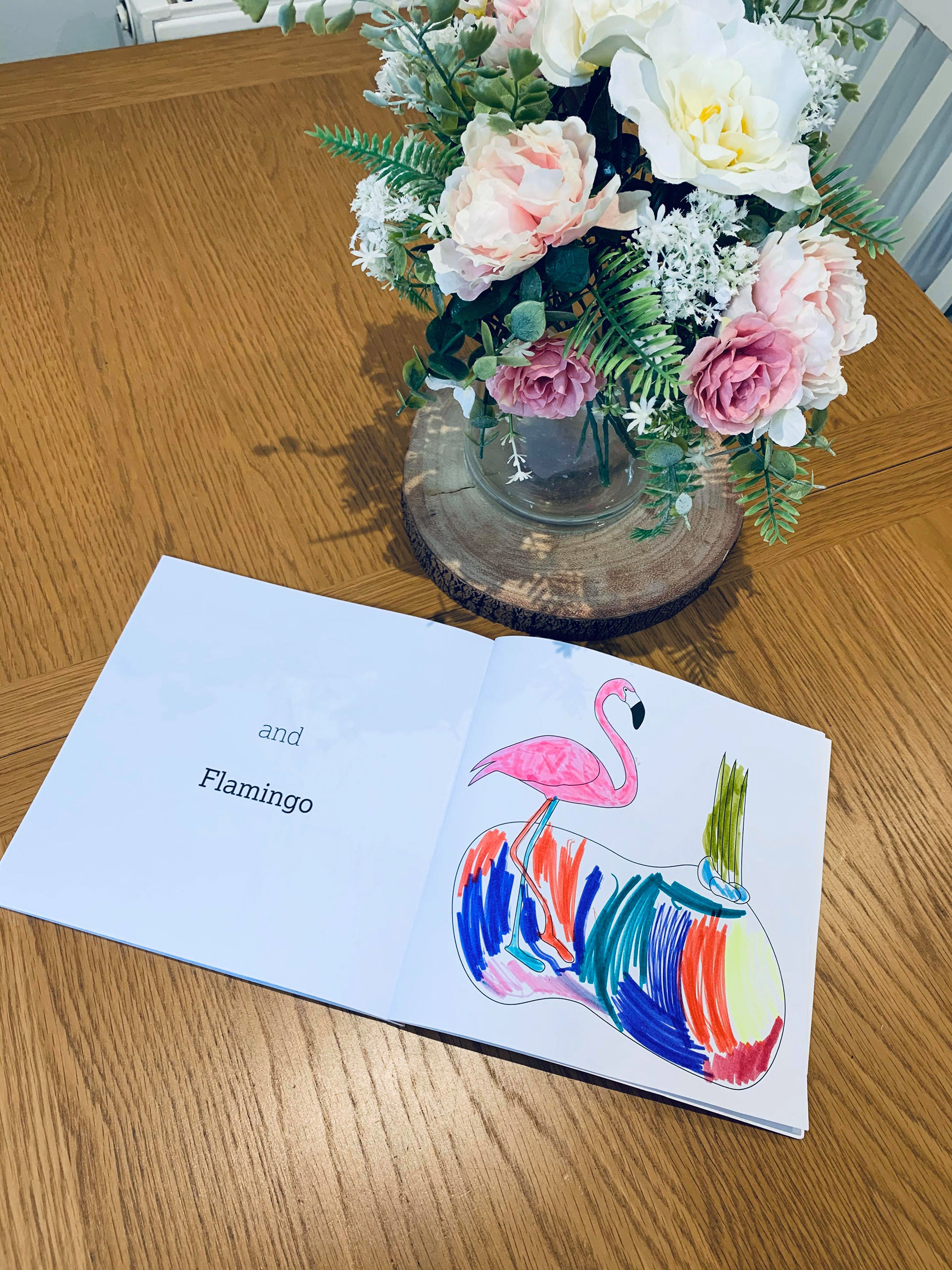 A beautiful Flamingo by Daisy!