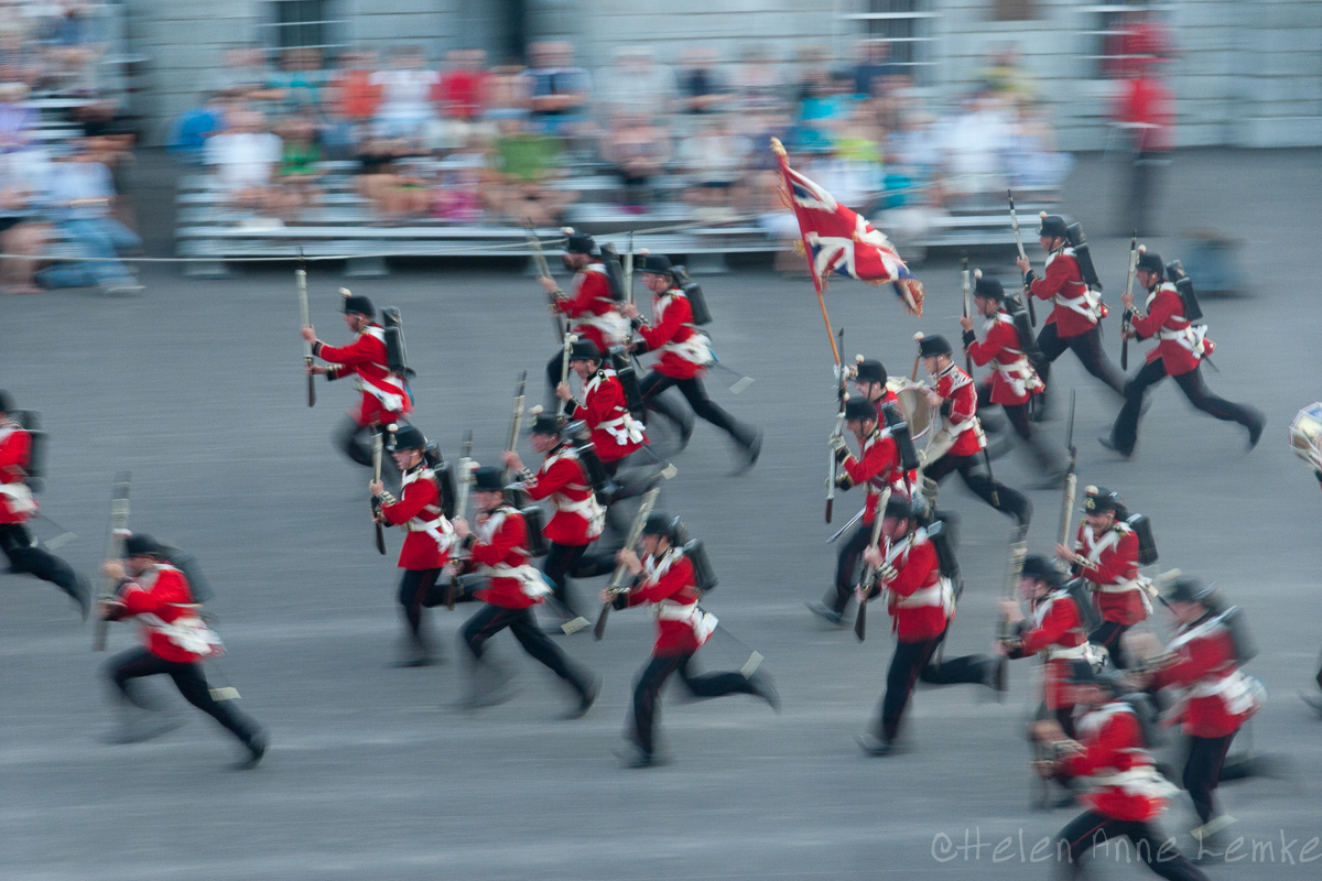 Attack demonstration at Fort Henry