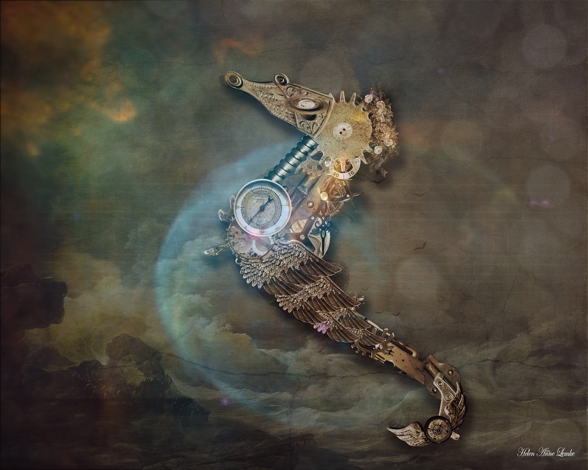 Steampunk Seahorse