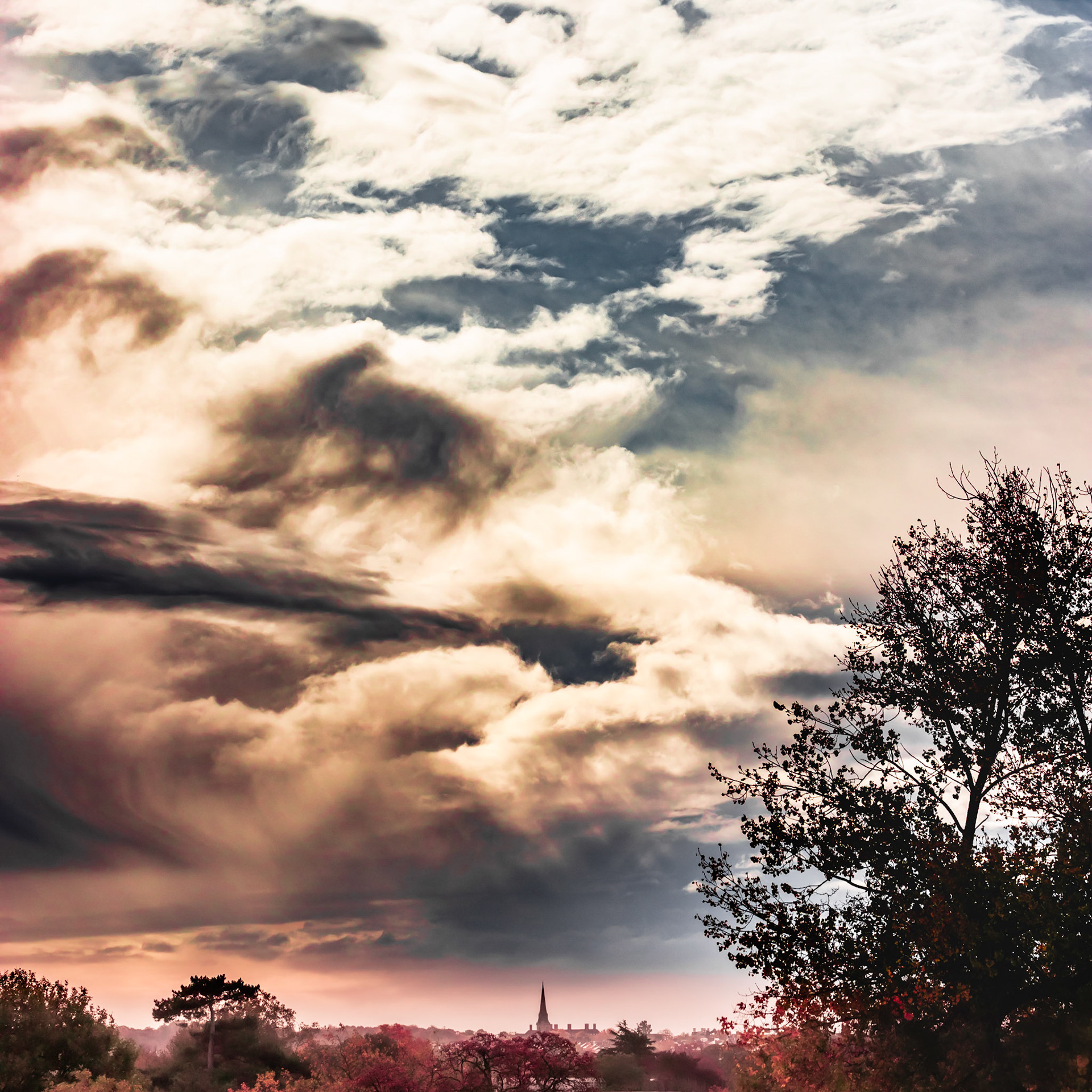 London after an autumn rain, Kew