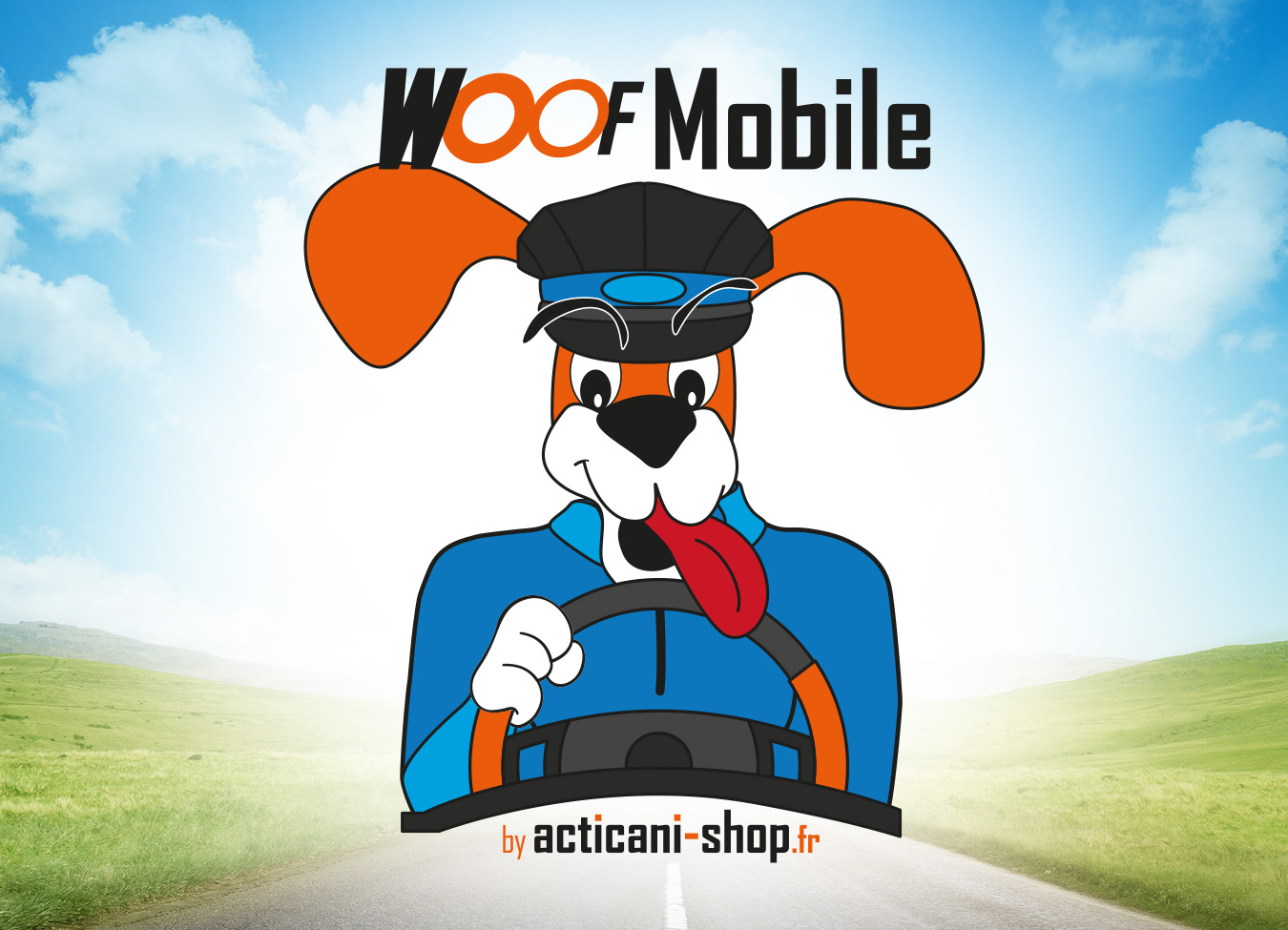 Logo service "Taxi Canin" Société "Acticani-shop"