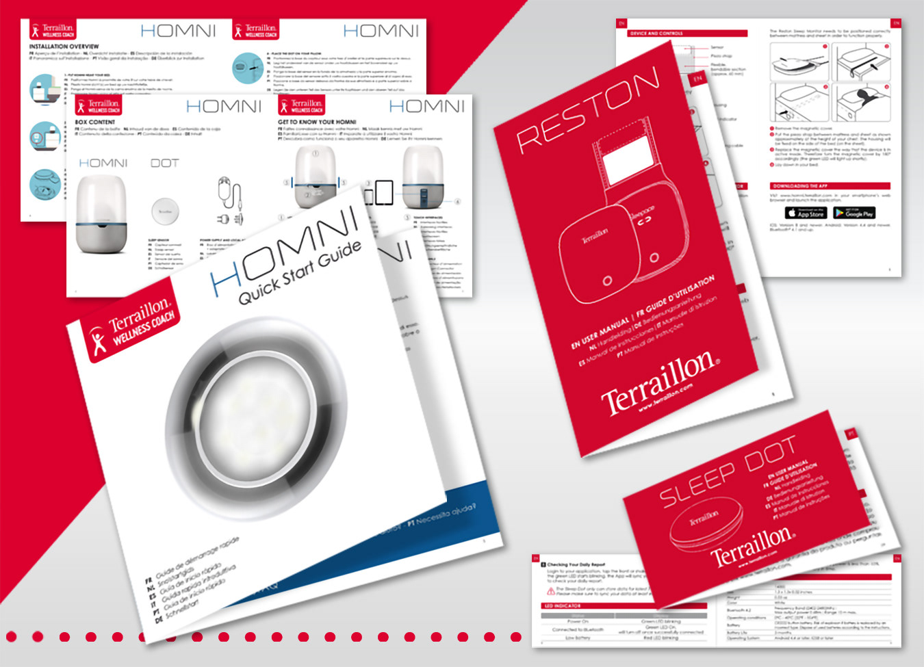 Notice Société "Terraillon" Mise en page 7 langues
