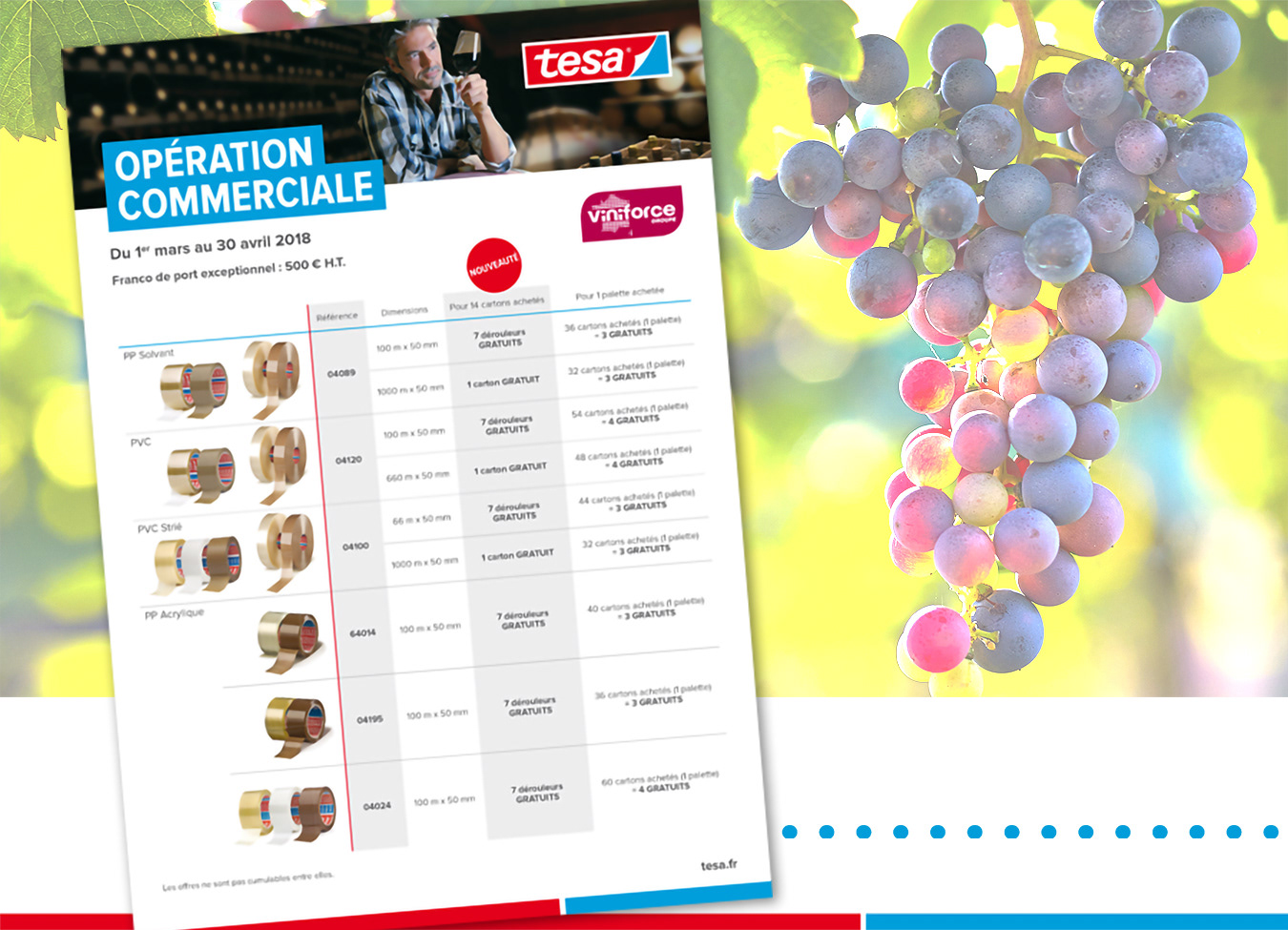 Flyer Viniforce Société "Tesa"