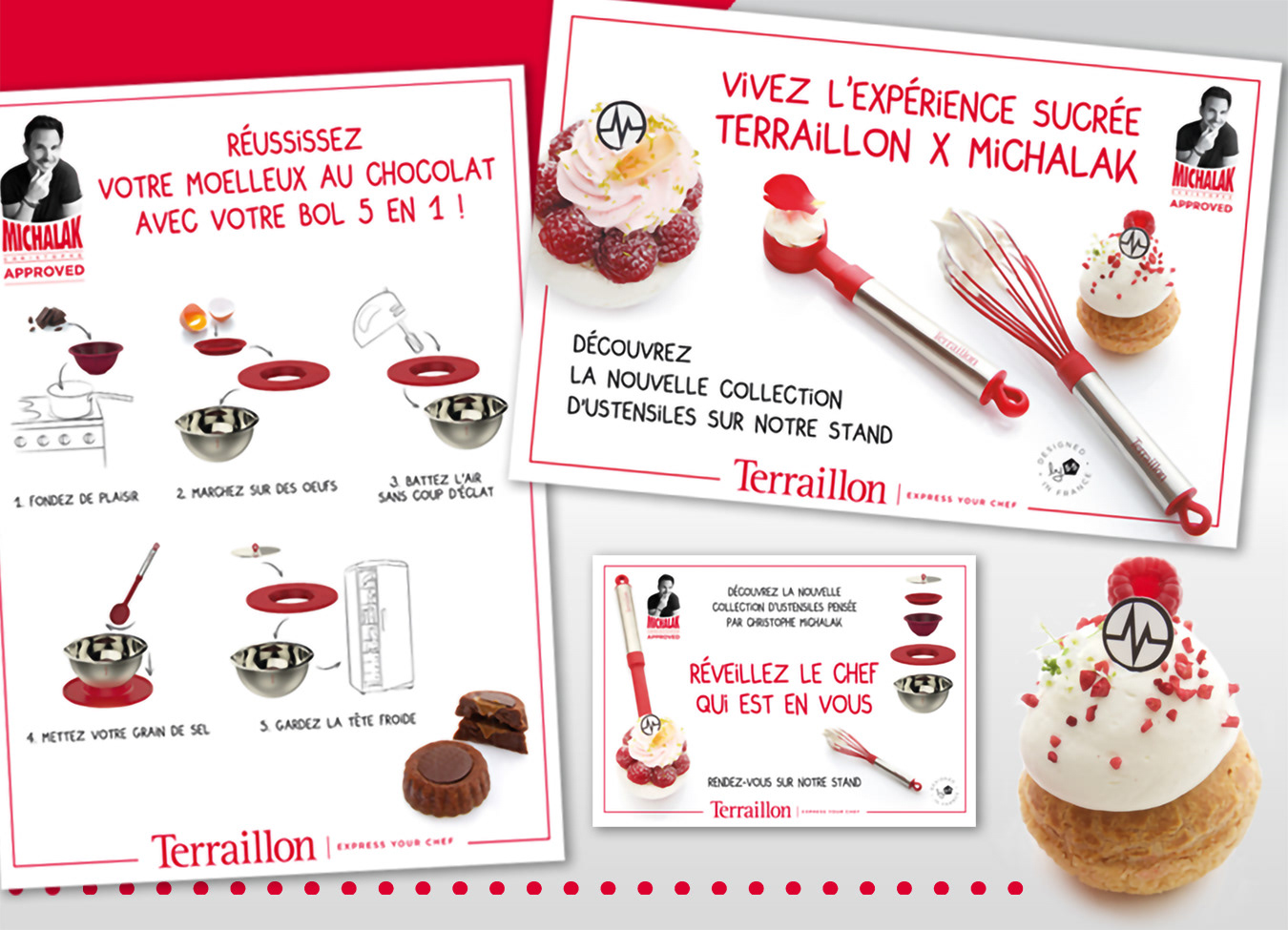 Affiches & annonces Société "Terraillon" Déclinaisons sur différents supports