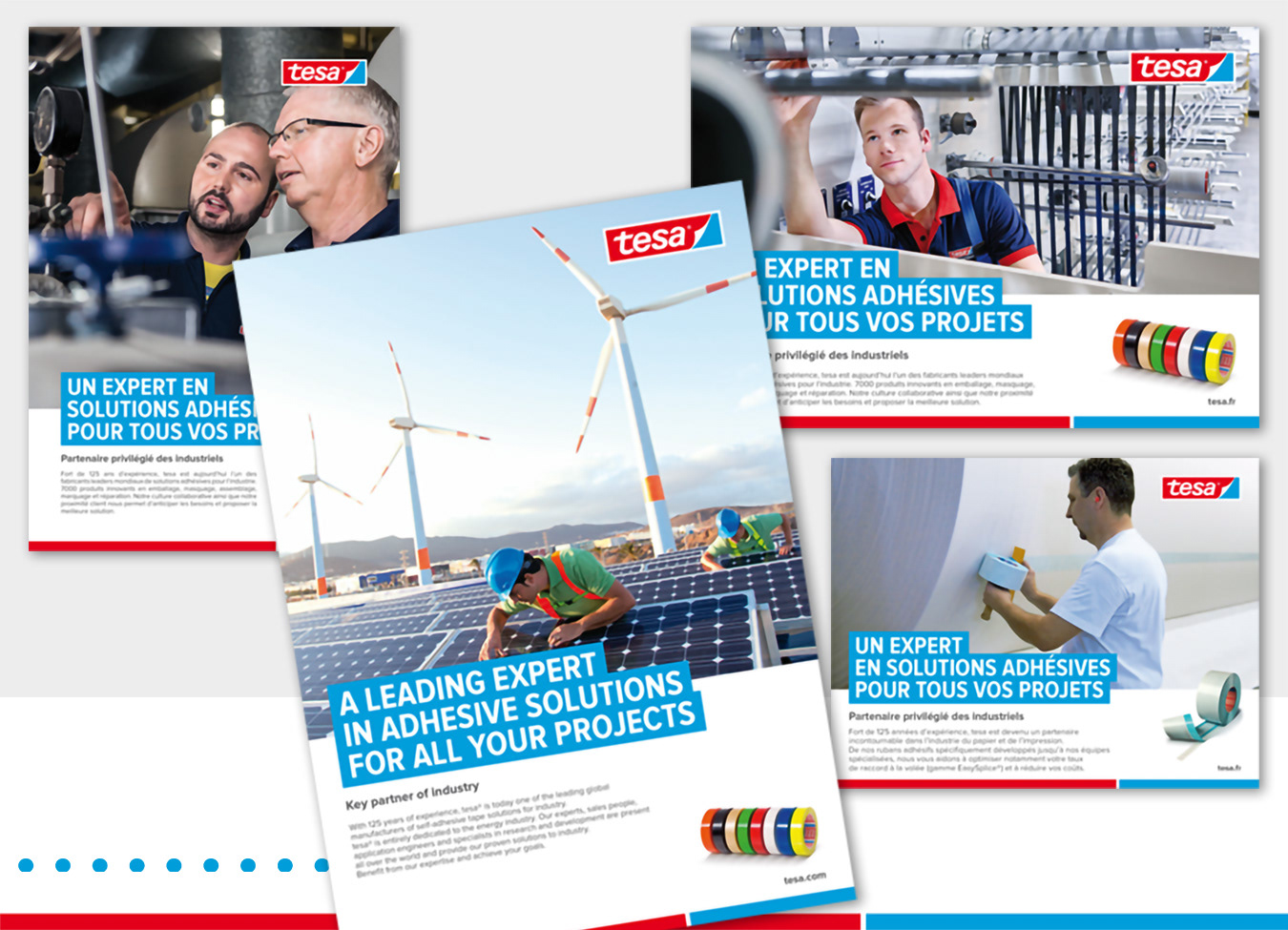 Annonces Société "tesa" Déclinaisons différentes langues