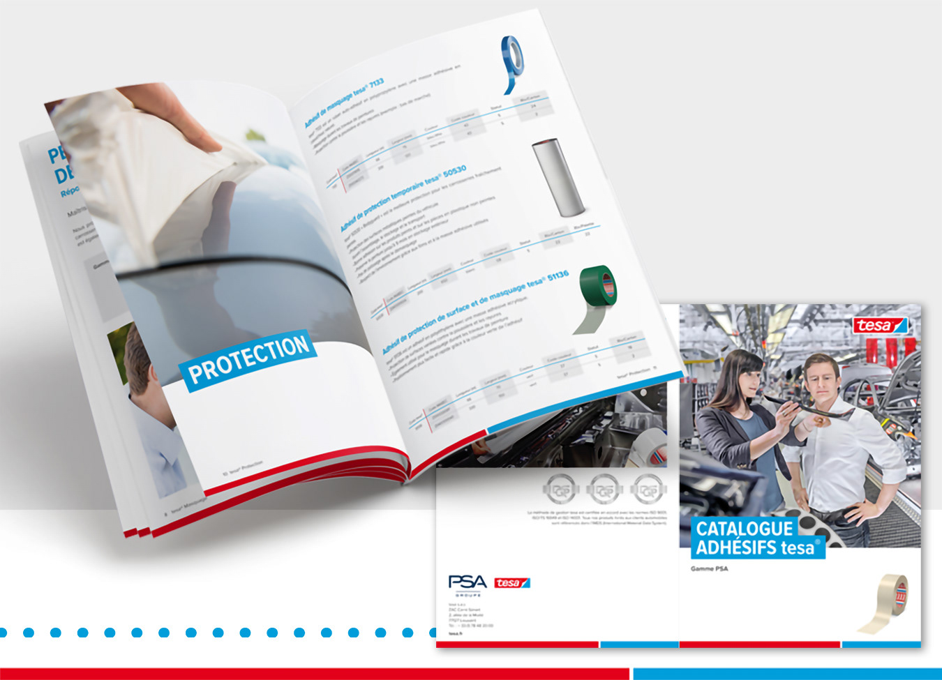 Brochures Société "tesa"  Traduction & impression