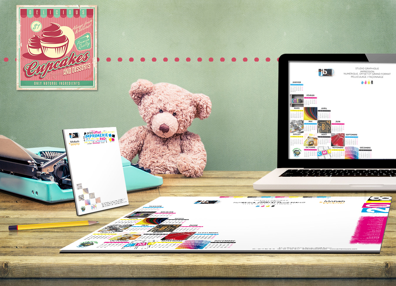 Sous-mains & bloc notes  Imprimerie JB Impressions