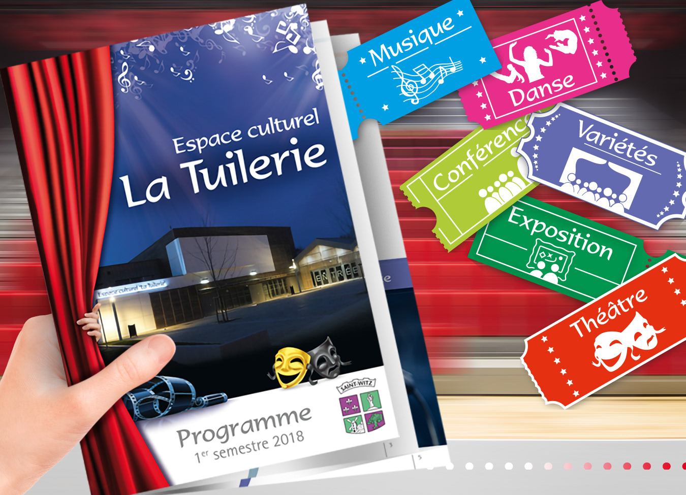 Logos "Espace Culturel La Tuilerie" Programme