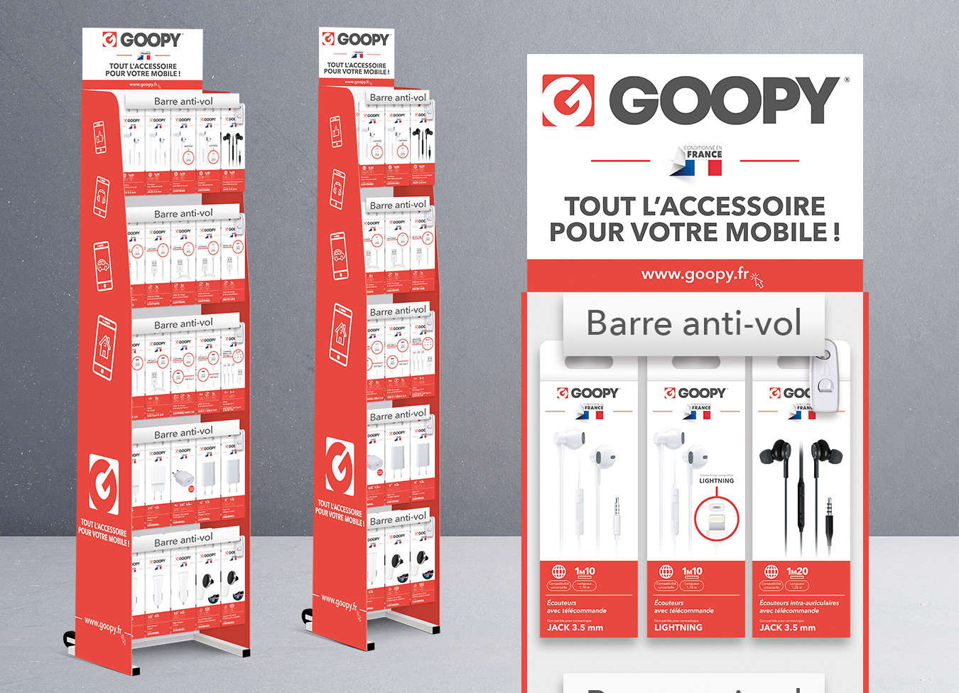 Meubles métal Goopy Société "Securishop"