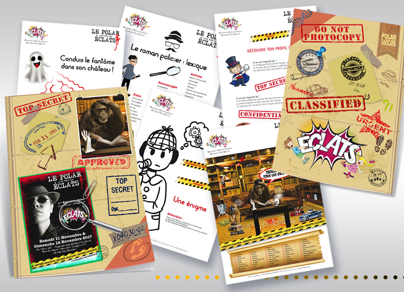 Dossier jeux enfants  Association salon "Le Polar dans tous ses Éclats"