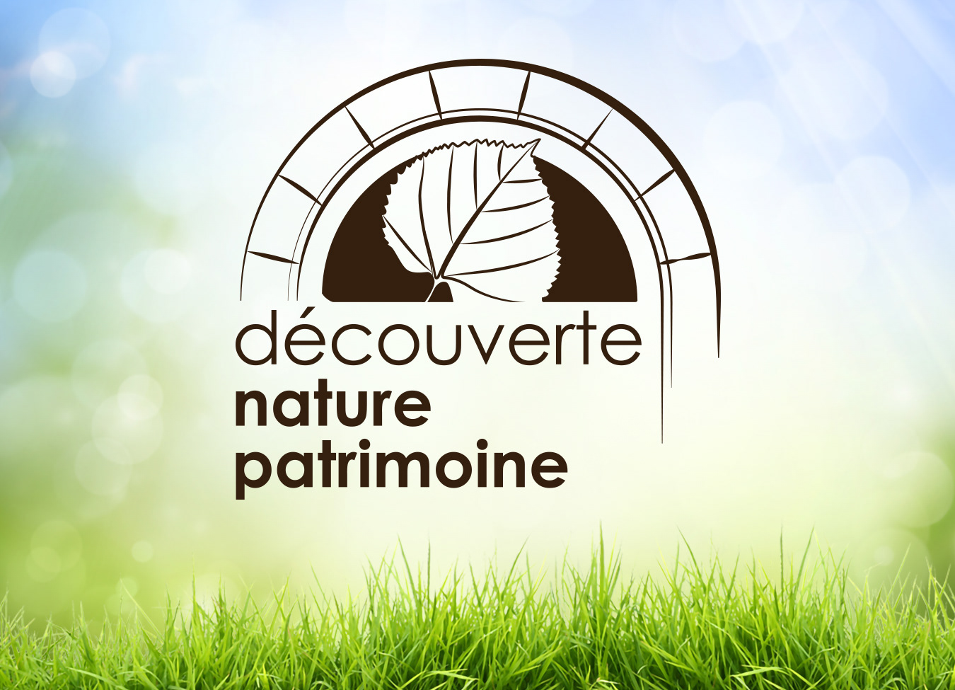 Logo "Découverte nature patrimoine" Guide nature