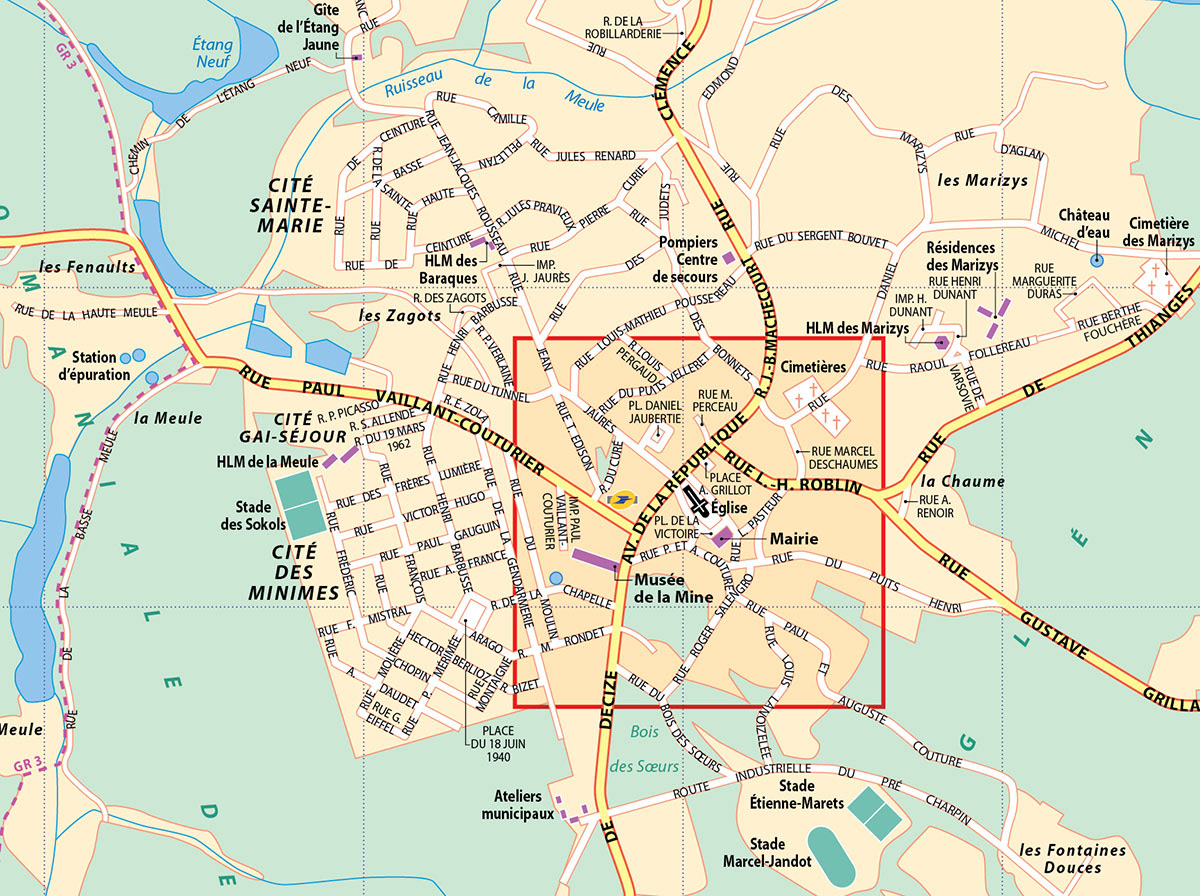 La commune de La Machine (58) • Mairie de la Machine • Cartographie Fabrice Le Goff