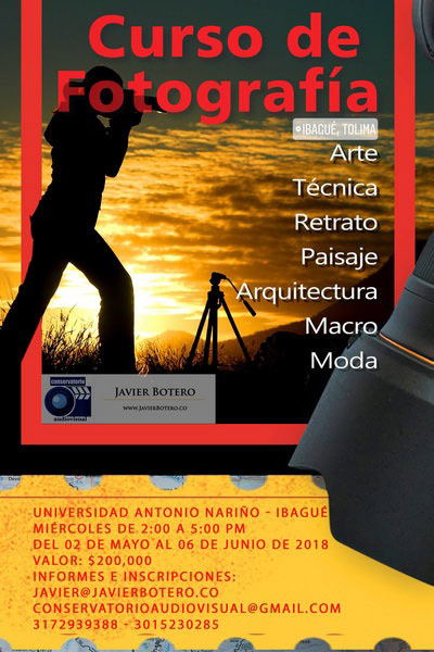 Cursos de Fotografía en Ibagué