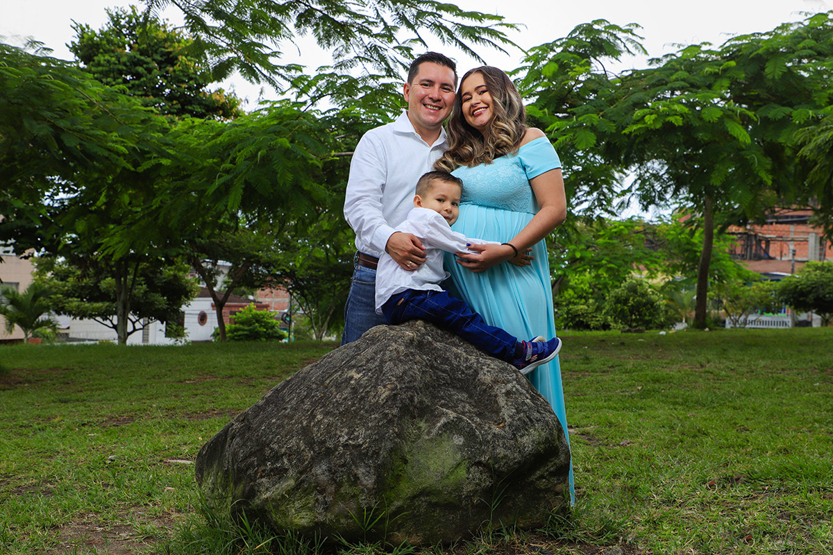Fotografía familiar en Ibagué