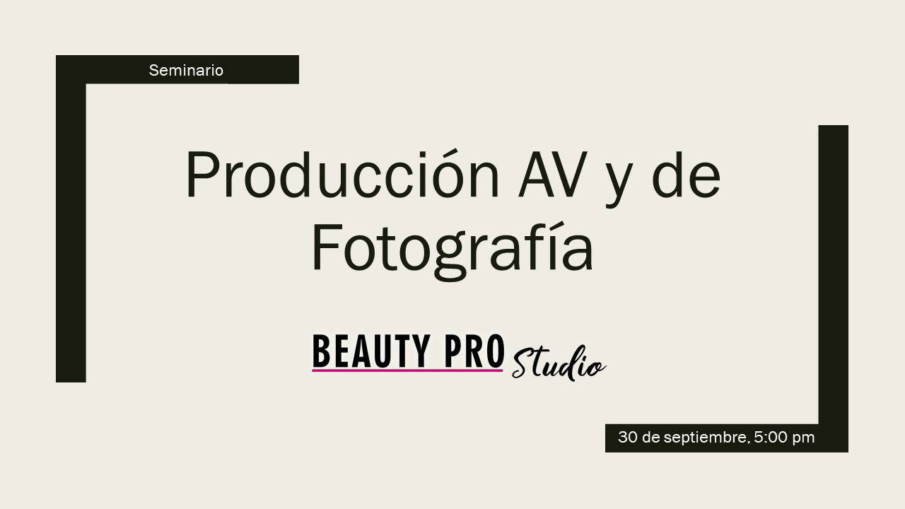 Seminario de Producción Audiovisual