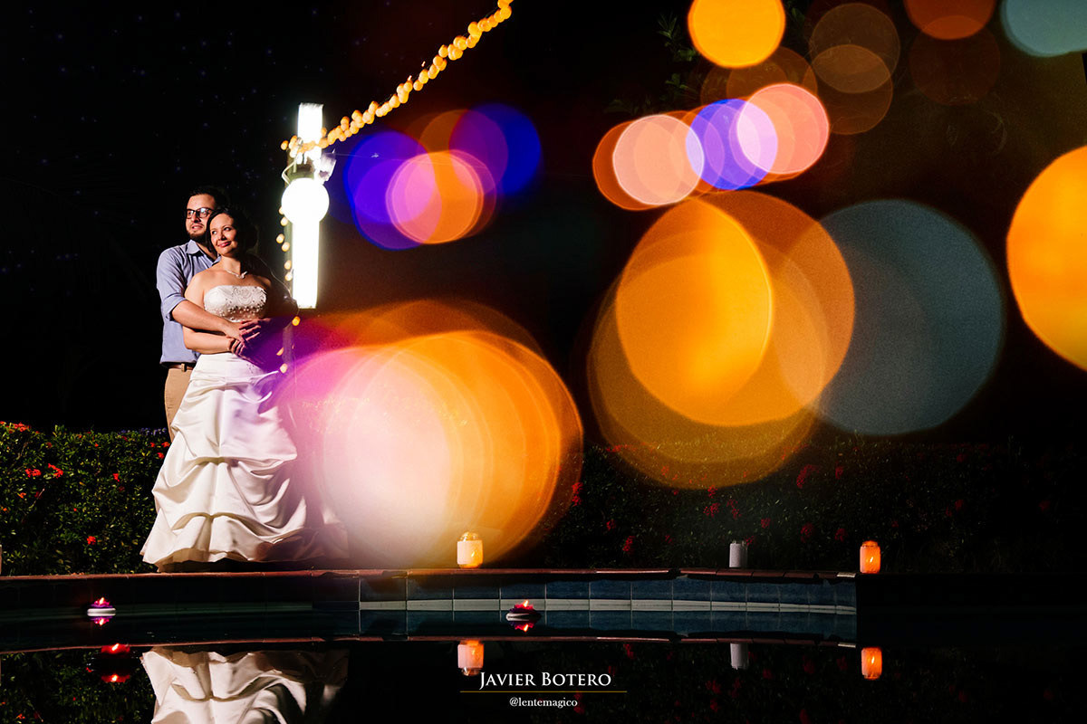 Fotografía de Bodas en la Noche. Venadillo, Tolima.