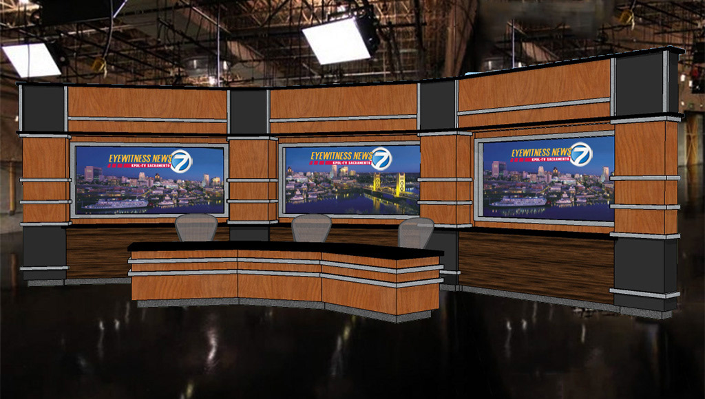 Local News Set - The Mentalist