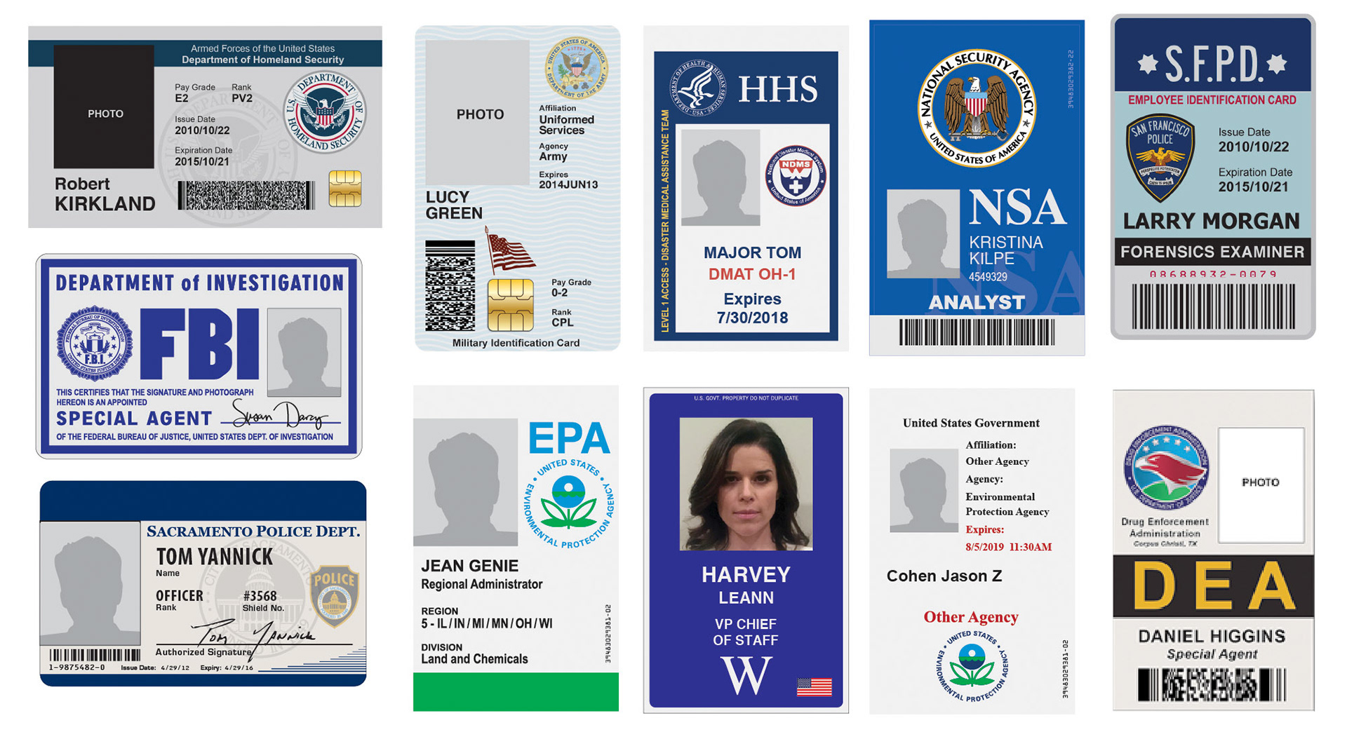 Government Agency IDs