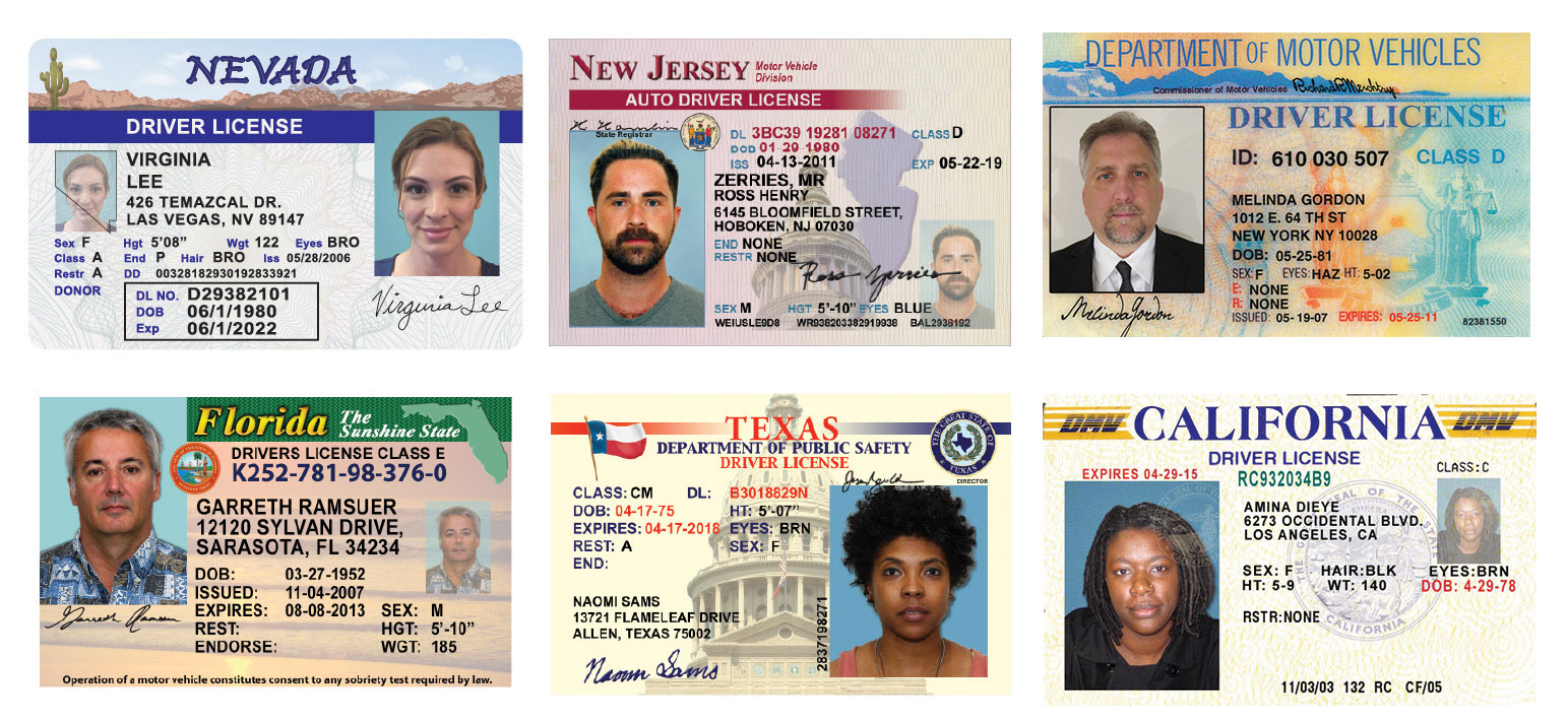 Cleared State Drivers Licenses