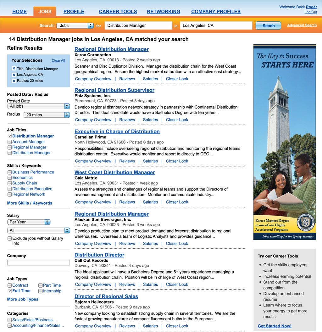 Job Search Website