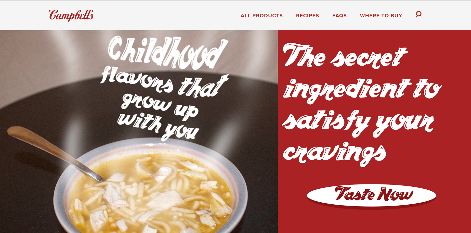 New landing page