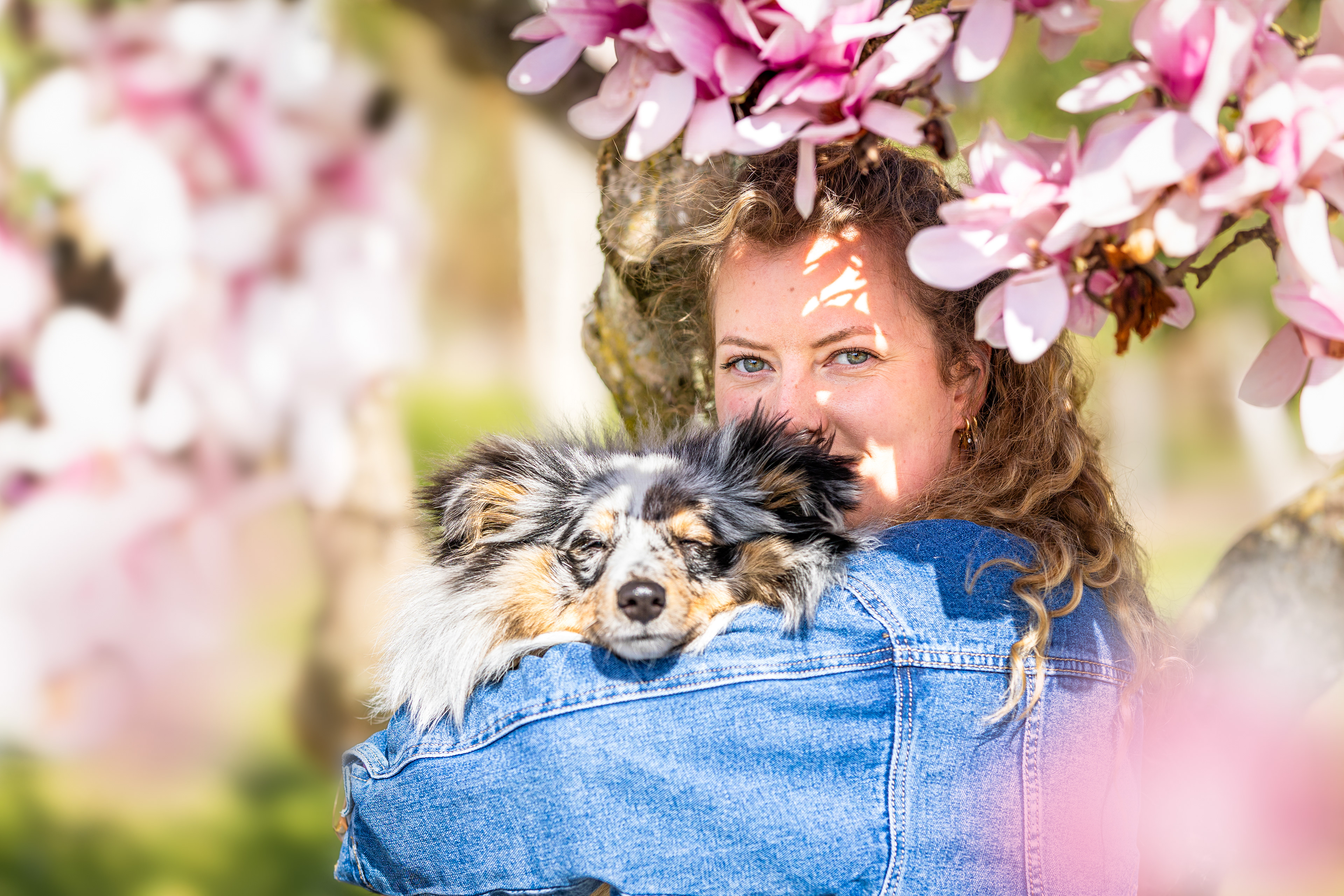 Shooting canin printanier avec Terra et Marjolaine