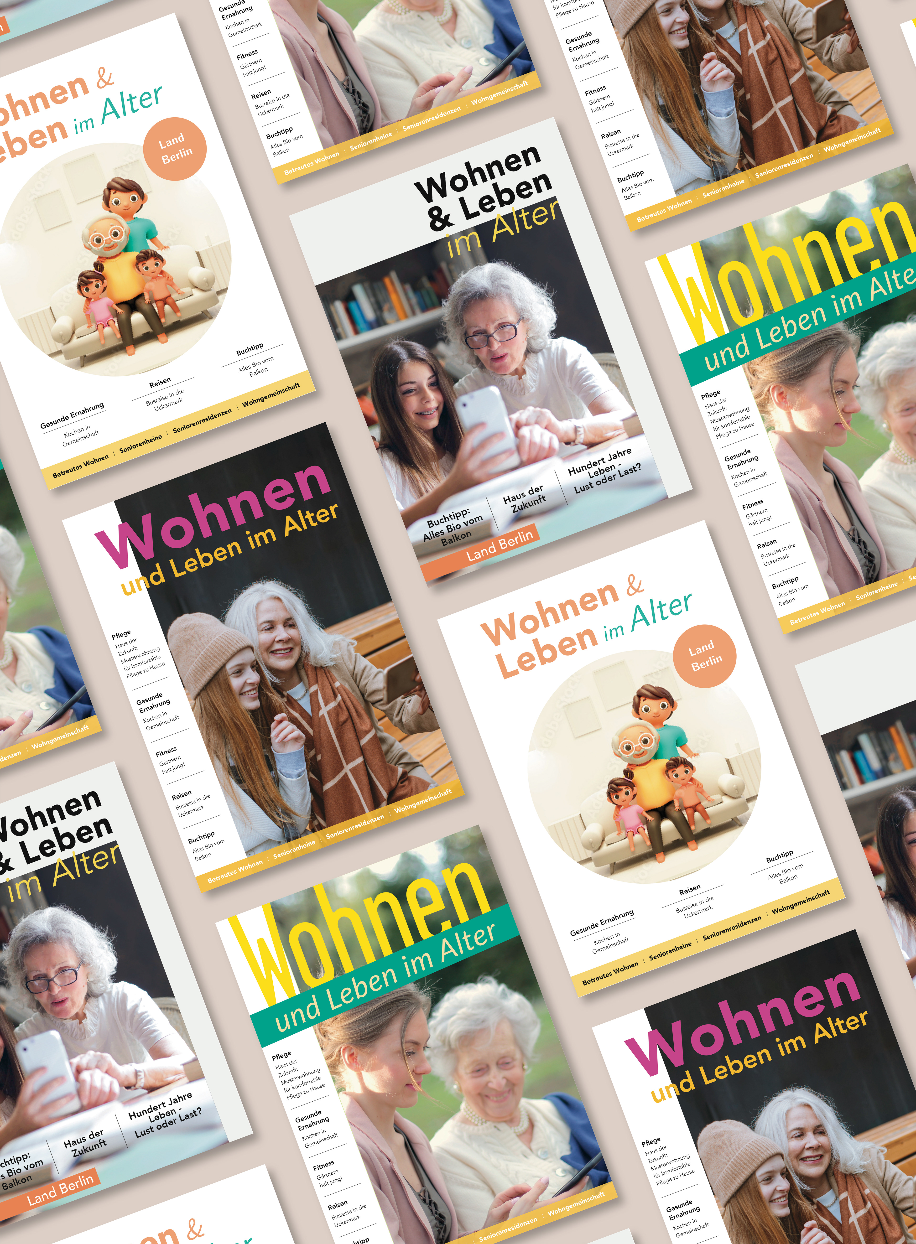 Re-design of covers made during my internship in Berlin for ApercuVerlag Editions