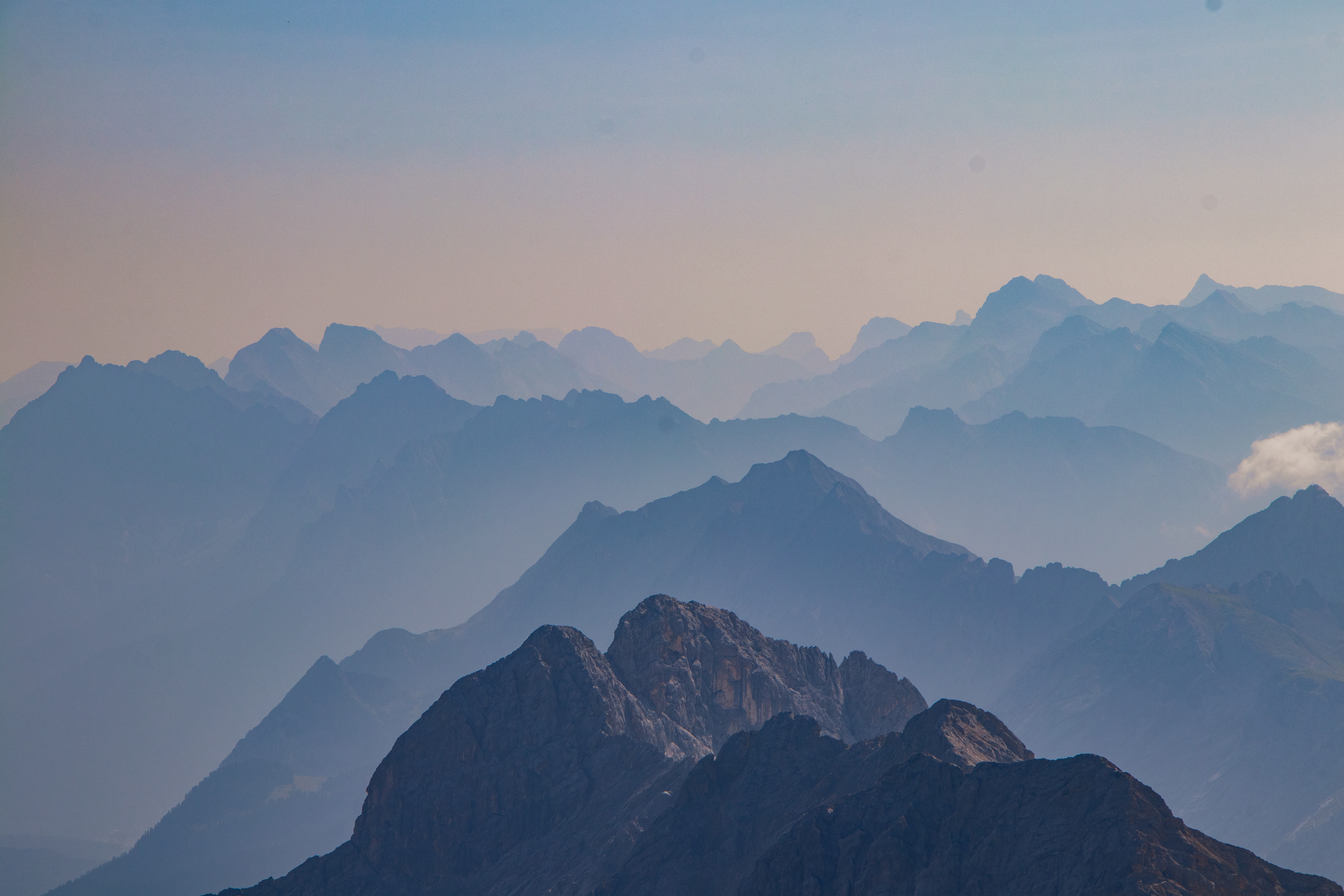 View from Zugspitze