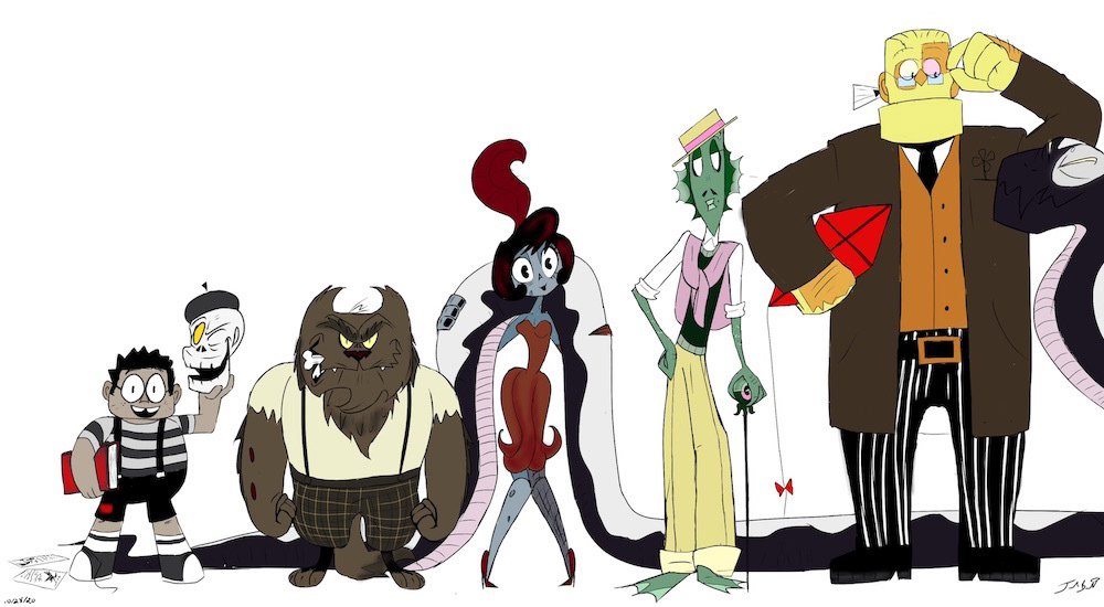 MONSTER MANSION -  Character Lineup