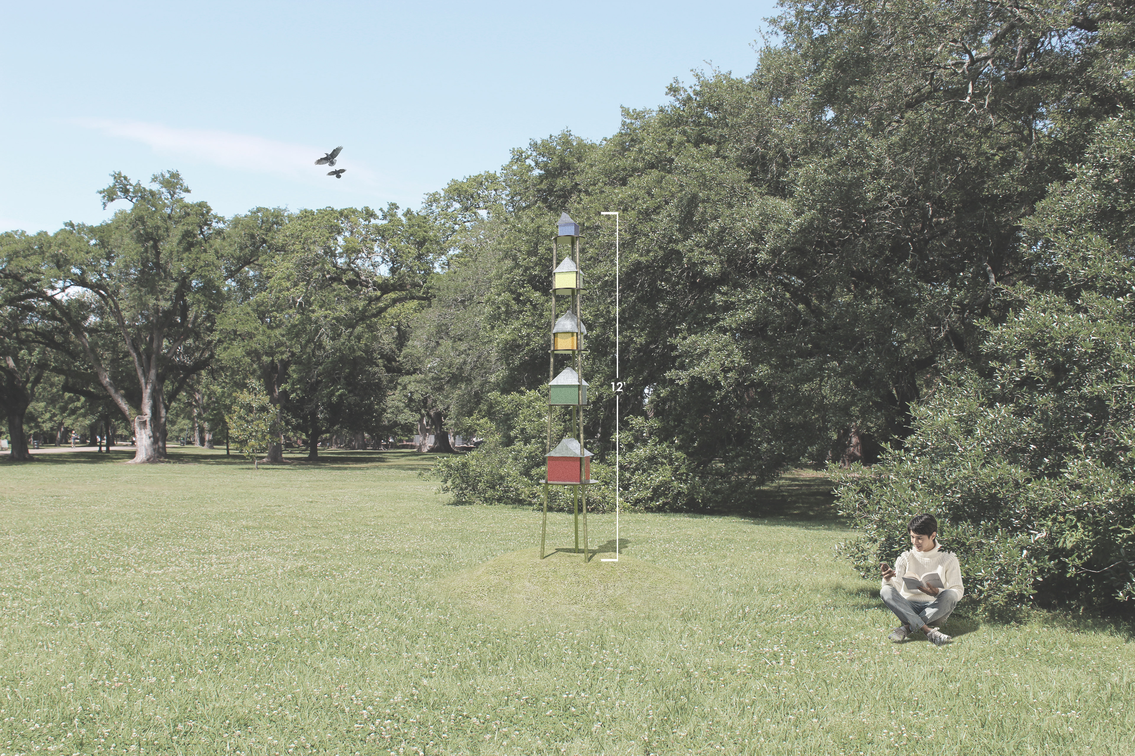 sculpture rendering for Jennifer Odem