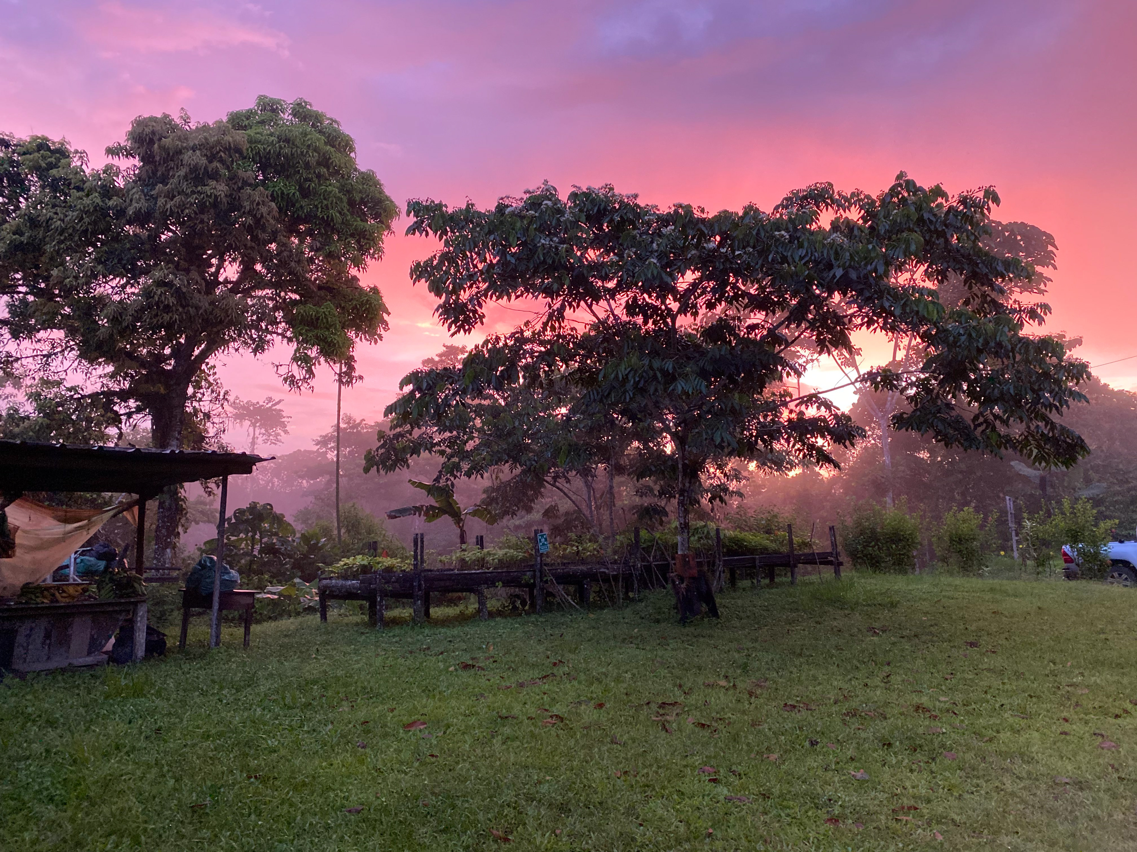 sunset at FCAT campus