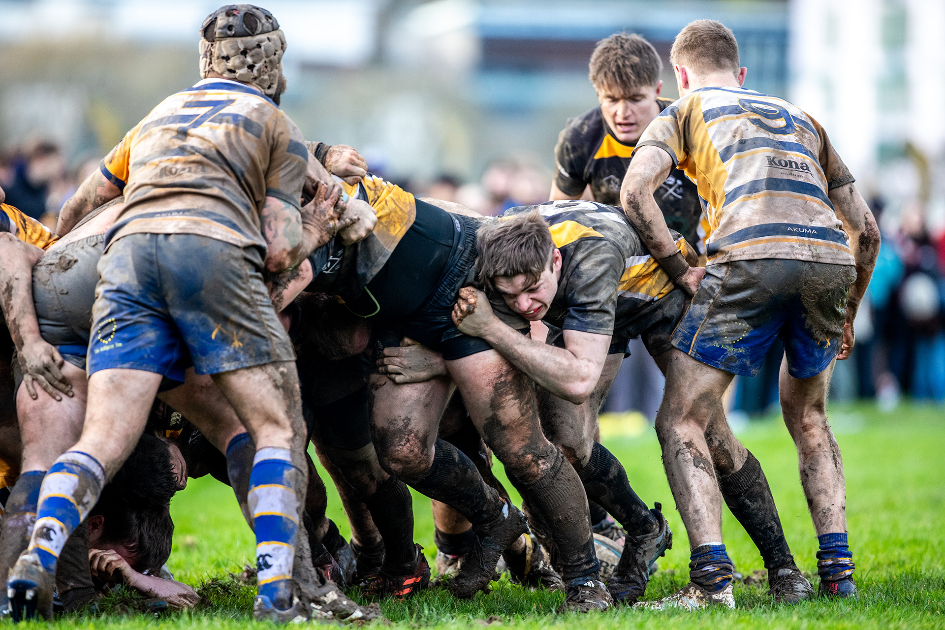 Camborne School of Mines take on Royal School of Mines in the annual bottle match. The Bottle match is the second oldest rugby varsity in the world, running since 1902. © Luke Williams, 2024. All rights reserved.