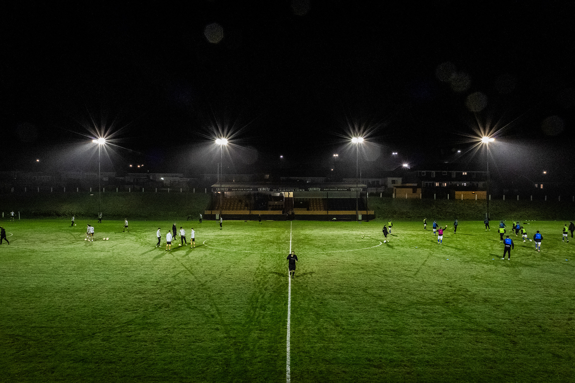 A series of matches photographed for Falmouth Town during their 23/24 season in the Premiere Division of the Western League. © Luke Williams, 2024. All rights reserved.