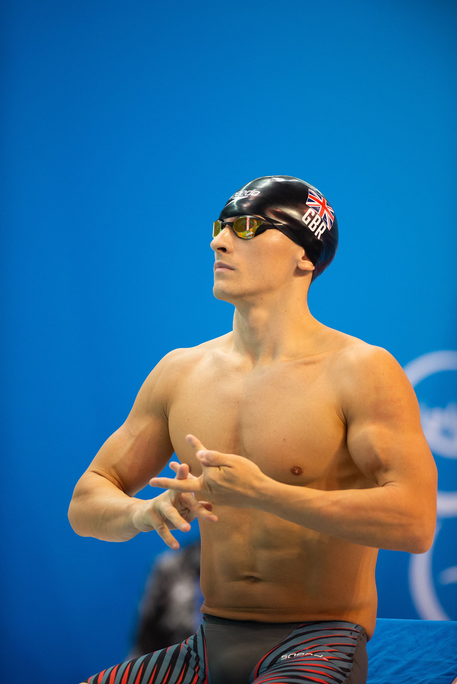 Poolside action captured during the British Summer Championships at Ponds Forge International Sports Centre, Sheffield. © Luke Williams, 2023. All rights reserved.