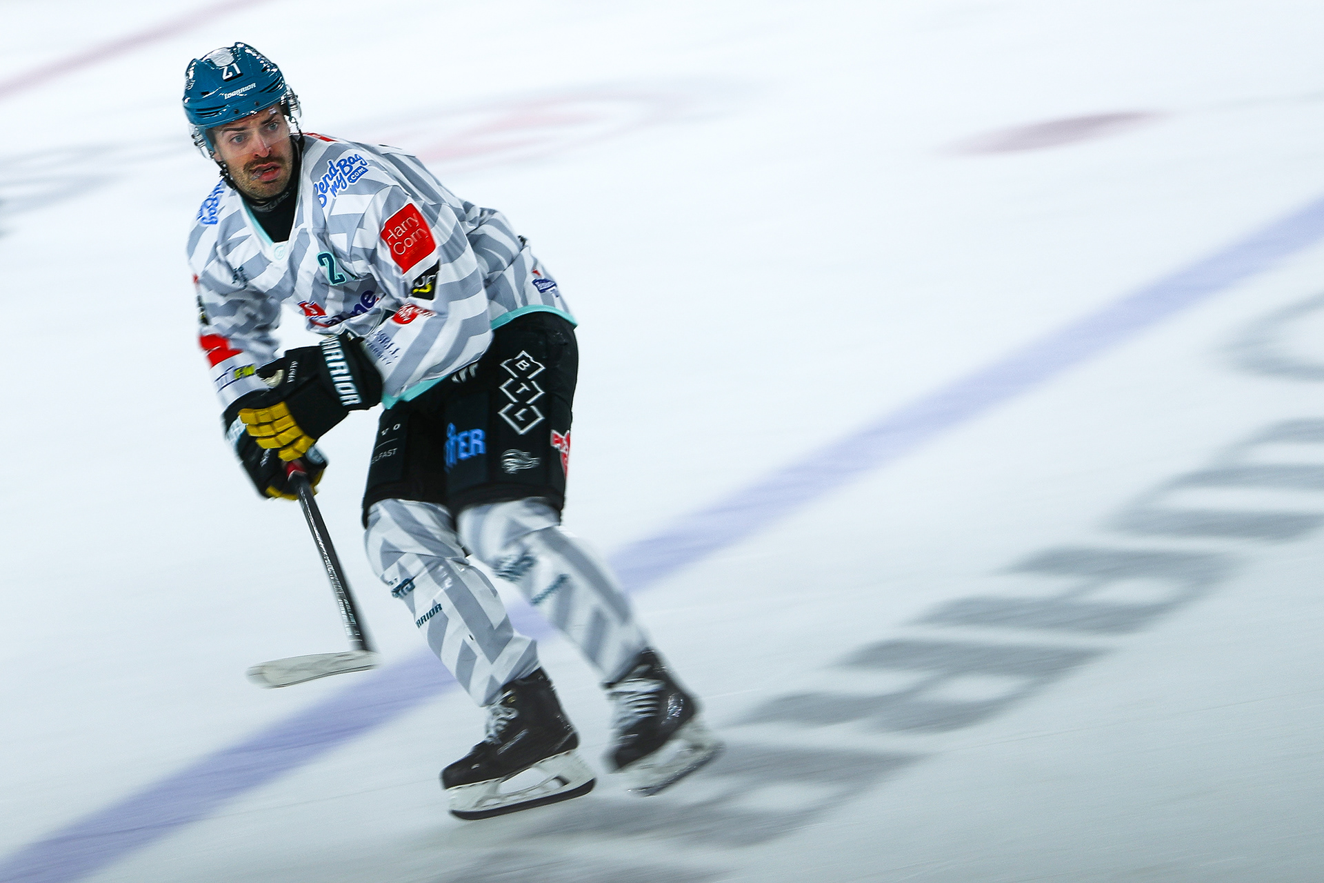 Manchester Storm defeat Belfast Giants 3-2 in Overtime in the Elite Ice Hockey League, Altrincham, Manchester. © Luke Williams, 2026. All rights reserved.