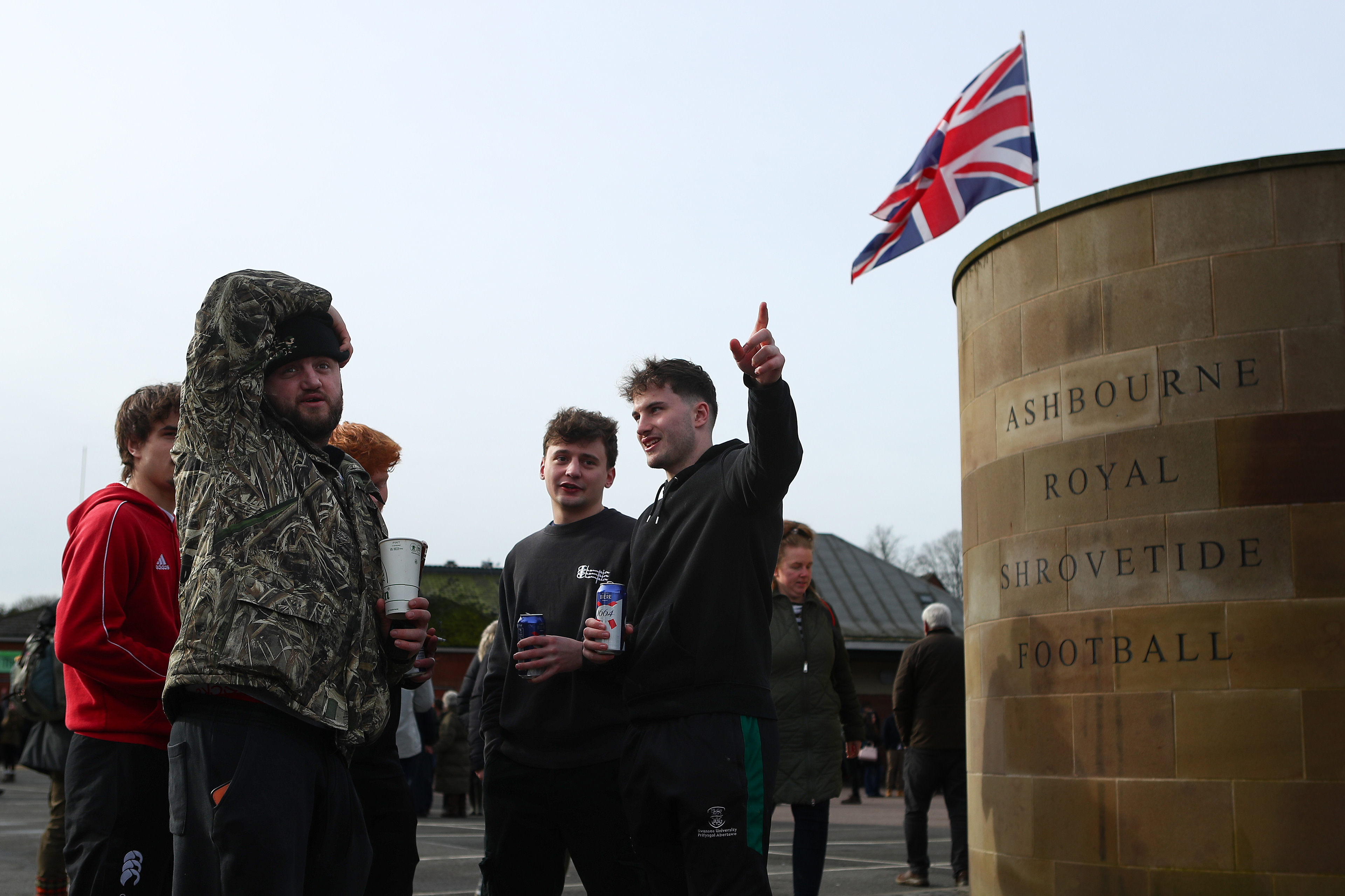 Tuesday 17th February 2026: Players wrestle for possession during the annual Royal Shrovetide Football match, a centuries-old tradition played across the town on Shrove Tuesday and Ash Wednesday. © Luke Williams, 2026. All rights reserved.